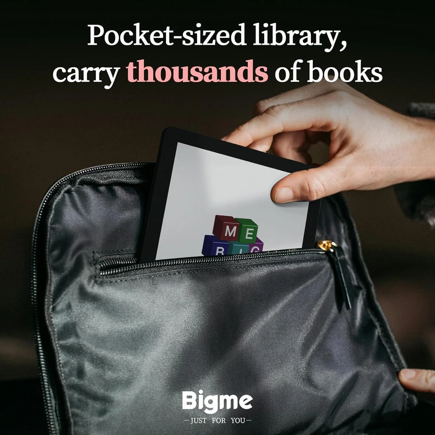Bigme Kolorowy czytnik e-booków B6 z 4 GB + 64 GB, 6-calowy czytnik e-booków, czytnik e-booków z systemem Android, cyfrowy e-tablet z procesorem Octa-Core, Android 14, regulowane oświetlenie przednie