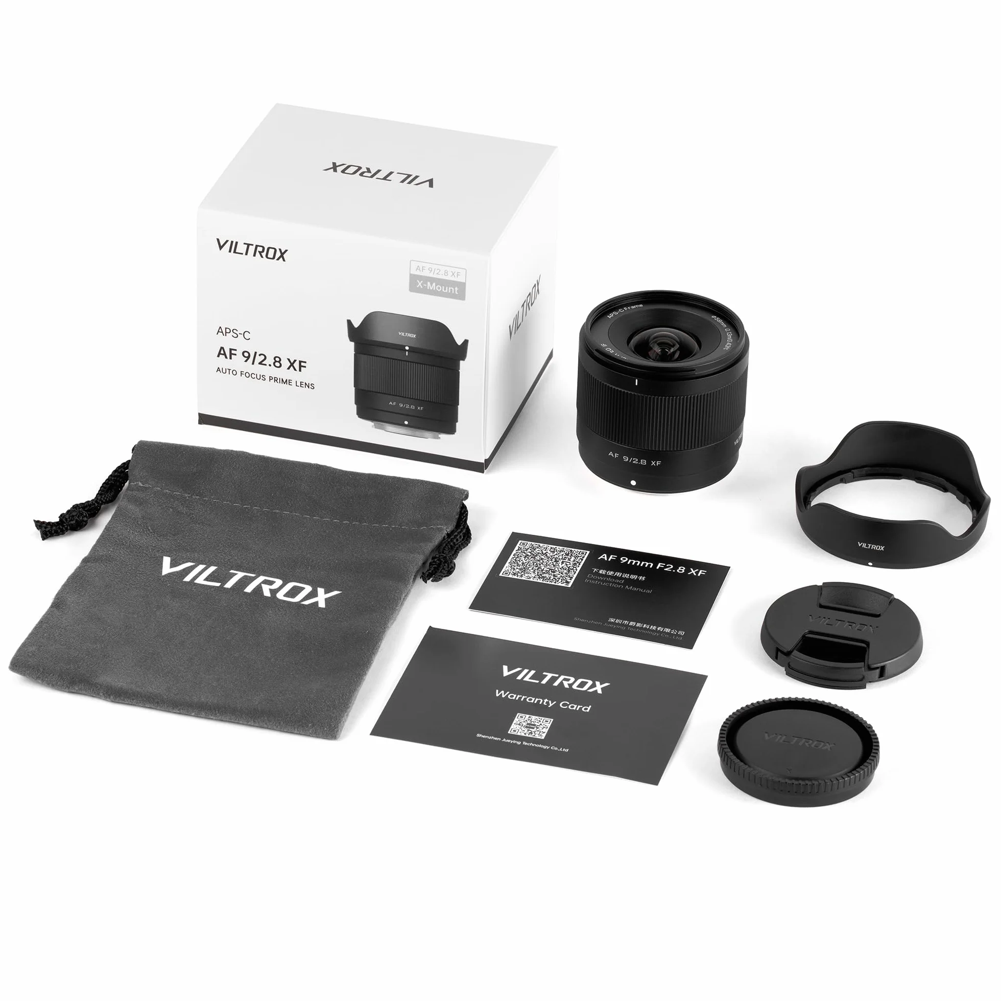 VILTROX 9 mm f2.8 XF, AF 9 mm F2.8 Air X Mount obiektyw do Fuji, autofokus APS-C obiektyw ultraszerokokątny do Fuji