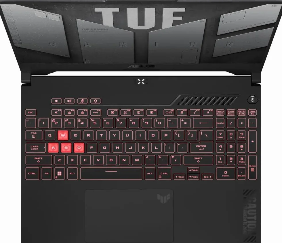ASUS TUF Gaming A17 FA707NV-HX023W Laptop | 17,3" | AMD Ryzen 7-7735HS | 16GB RAM | 512 GB SSD | NVIDIA GeForce RTX 4060 | Windows OS | Klawiatura QWERTY
