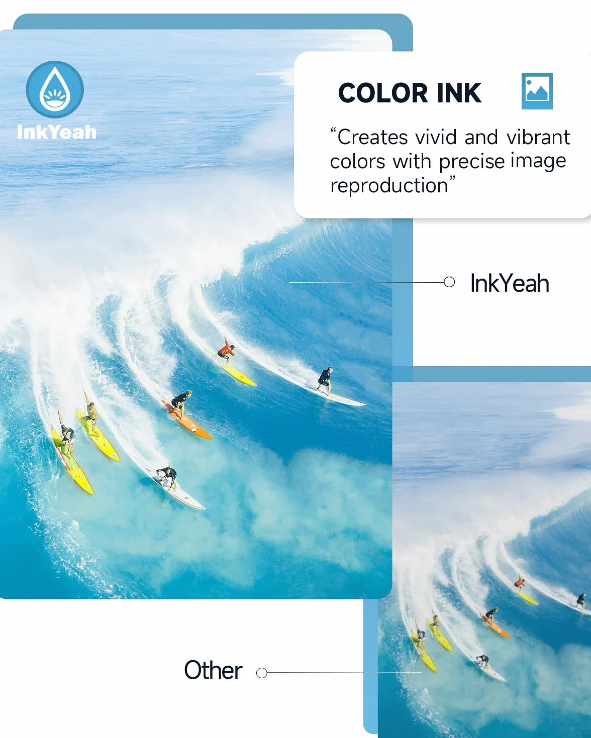 INKYEAH Wkłady 303 XL czarny i kolorowy regenerowany wkład do HP 303, tusz do drukarki Envy Photo 7134, 7830, 6232, 6230, 7130, 6220, 6234, 7100, 7155, 7800, 7834