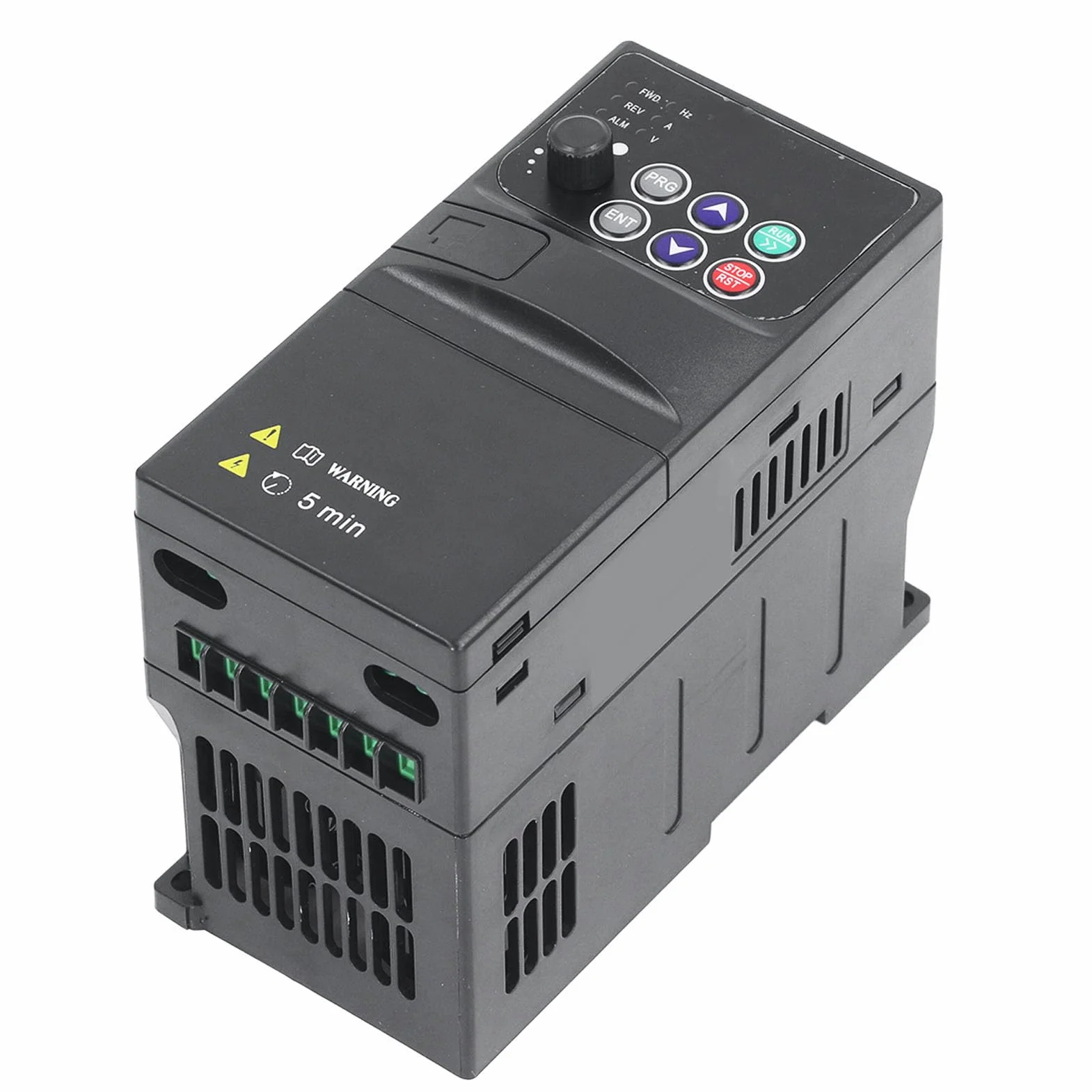 Fafeicy Sterownik Napędu o Zmiennej Częstotliwości, Obudowa Komputera PC Przetwornica Częstotliwości Wektorowa 1,5 KW 3-fazowe Wejście 320–460 V, Wyjście 0–380 V do Sterowania prędkością Silnika w