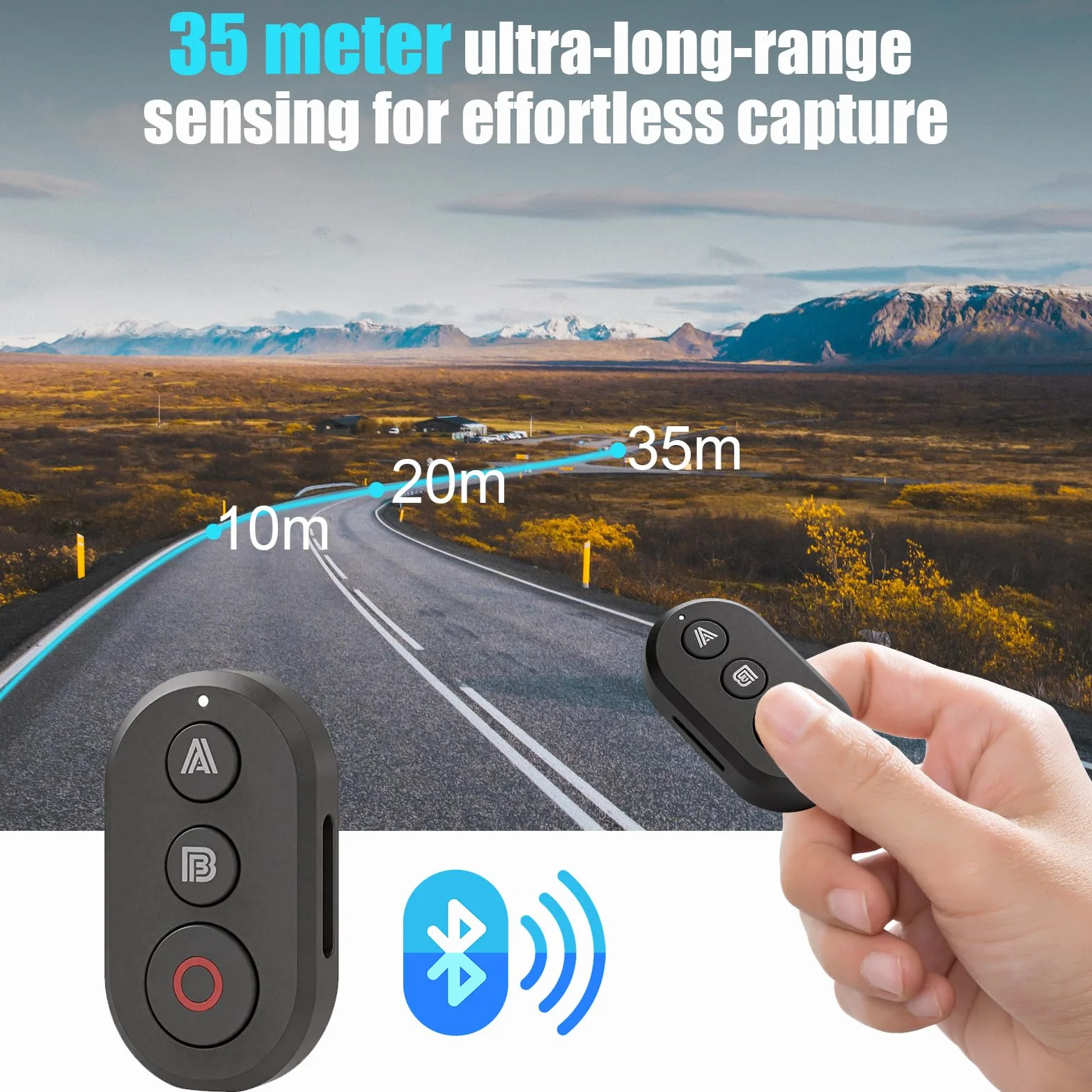 Pilot zdalnego sterowania Bluetooth do DJI OSMO 360/Action 6/5 Pro/4, zasięg 35 m, długi czas pracy, akcesoria DJI, precyzyjne śledzenie ruchu