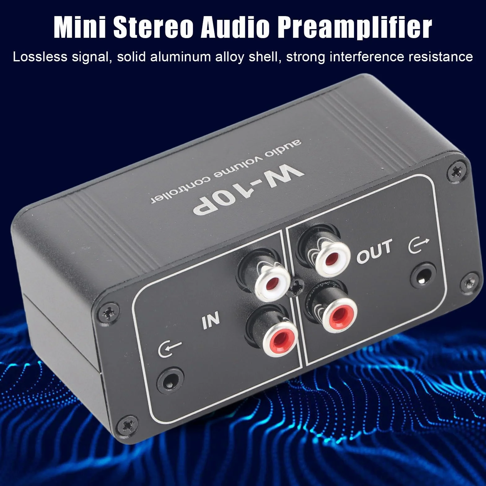 Przenośny Mini Przedwzmacniacz Audio Stereo Wzmacniacz Słuchawkowy Regulacja Głośności