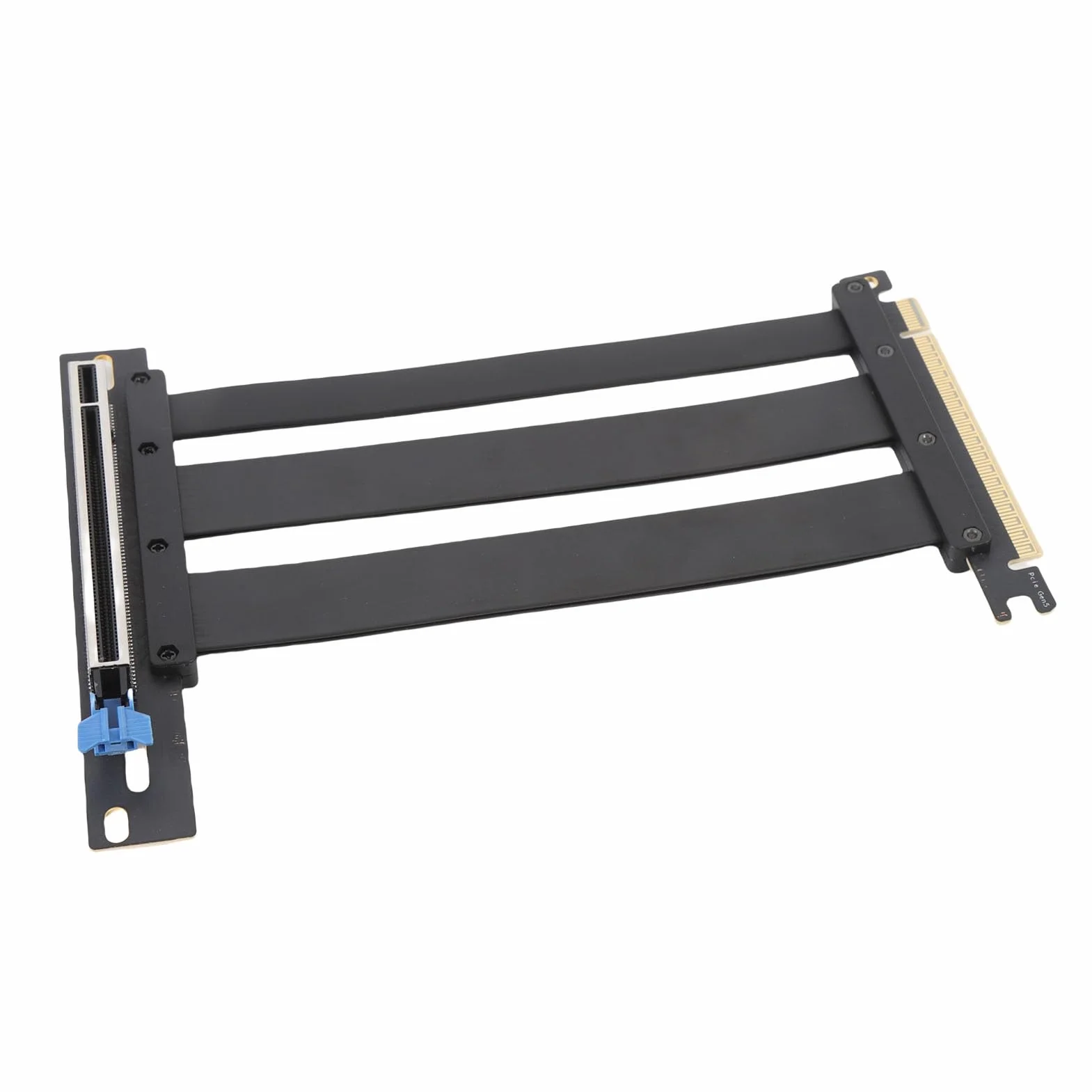 Kabel Riser PCIe 5.0 X16, 128 Gb/s Ekranowany, Wstecznie Kompatybilny z RTX 4090 Ti, Kabel Przedłużający GPU Plug and Play do Obudowy Komputera, Serwera ITX, Zestawy Komputerowe
