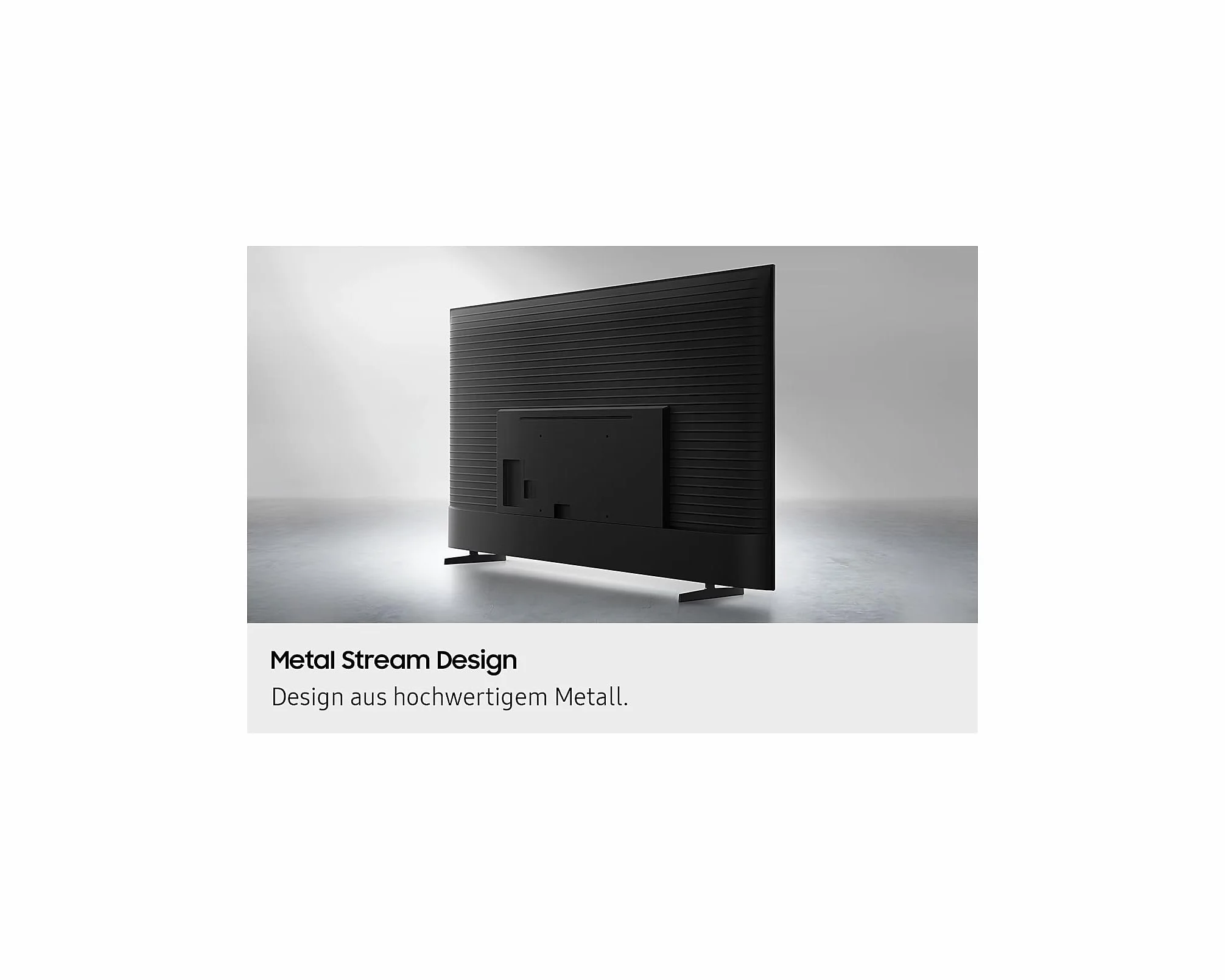 Samsung Crystal UHD 4K U80F Telewizor LED, 43 cale (108 cm), procesor Crystal 4K, wzornictwo MetalStream, SmartThings, Knox Security, Gaming Hub, AI Upscaling (wersja węgierska)