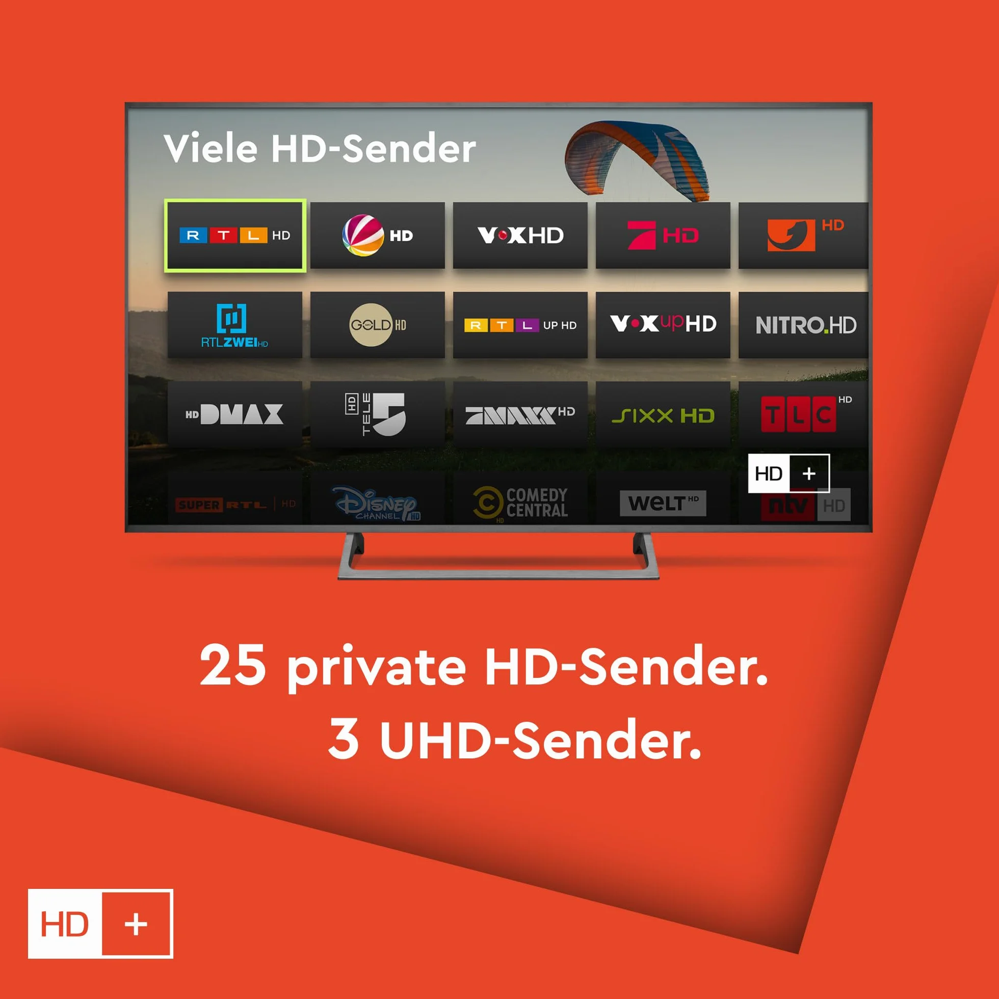 Karta HD+ na 12 miesięcy oglądania telewizji w doskonałej jakości HD