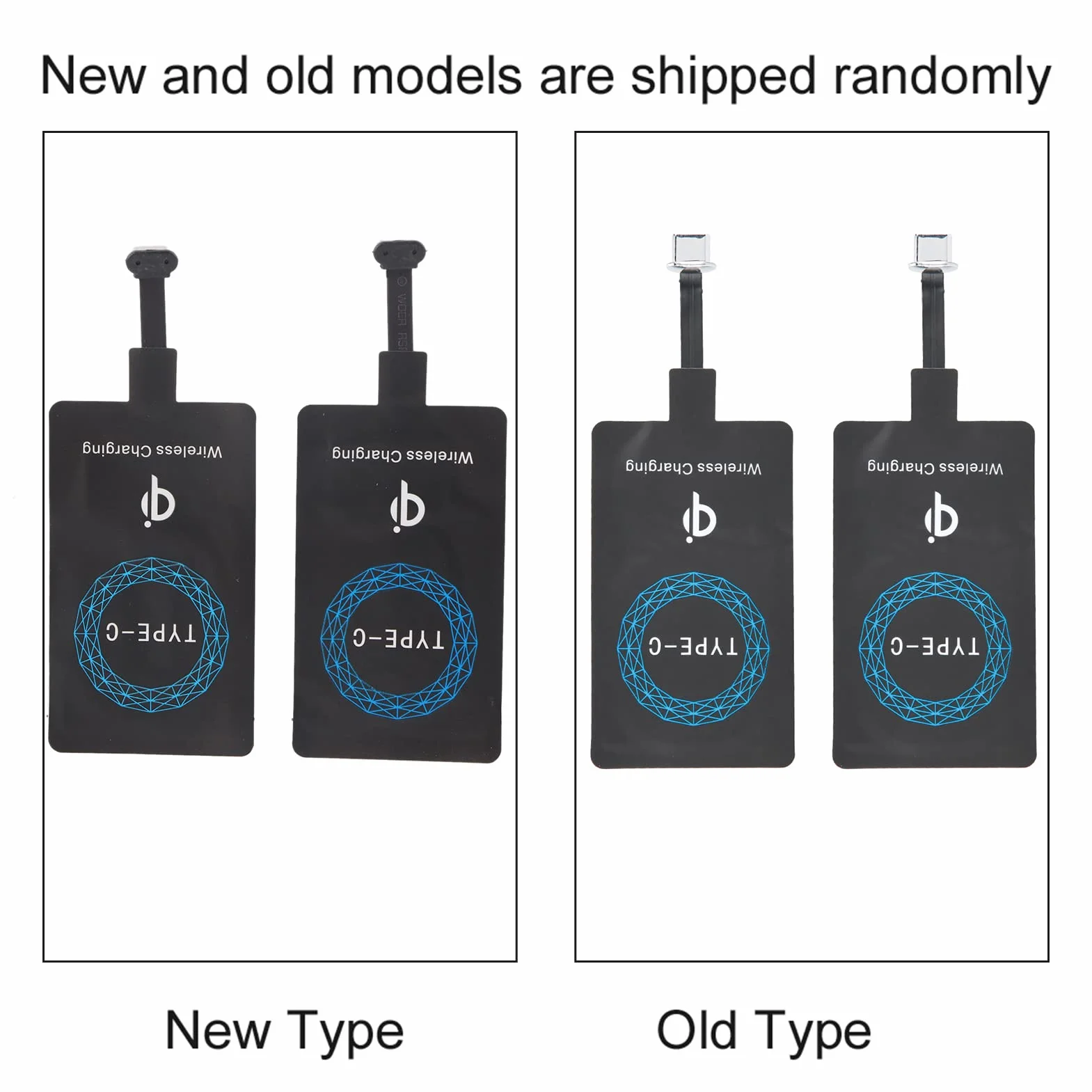 2 Szt. Bezprzewodowy Odbiornik USB C, Szybkie ładowanie Slim Type C Qi Bezprzewodowa ładowarka Odbiornik Chip do Telefonów USB C, Bezprzewodowy Moduł ładowania