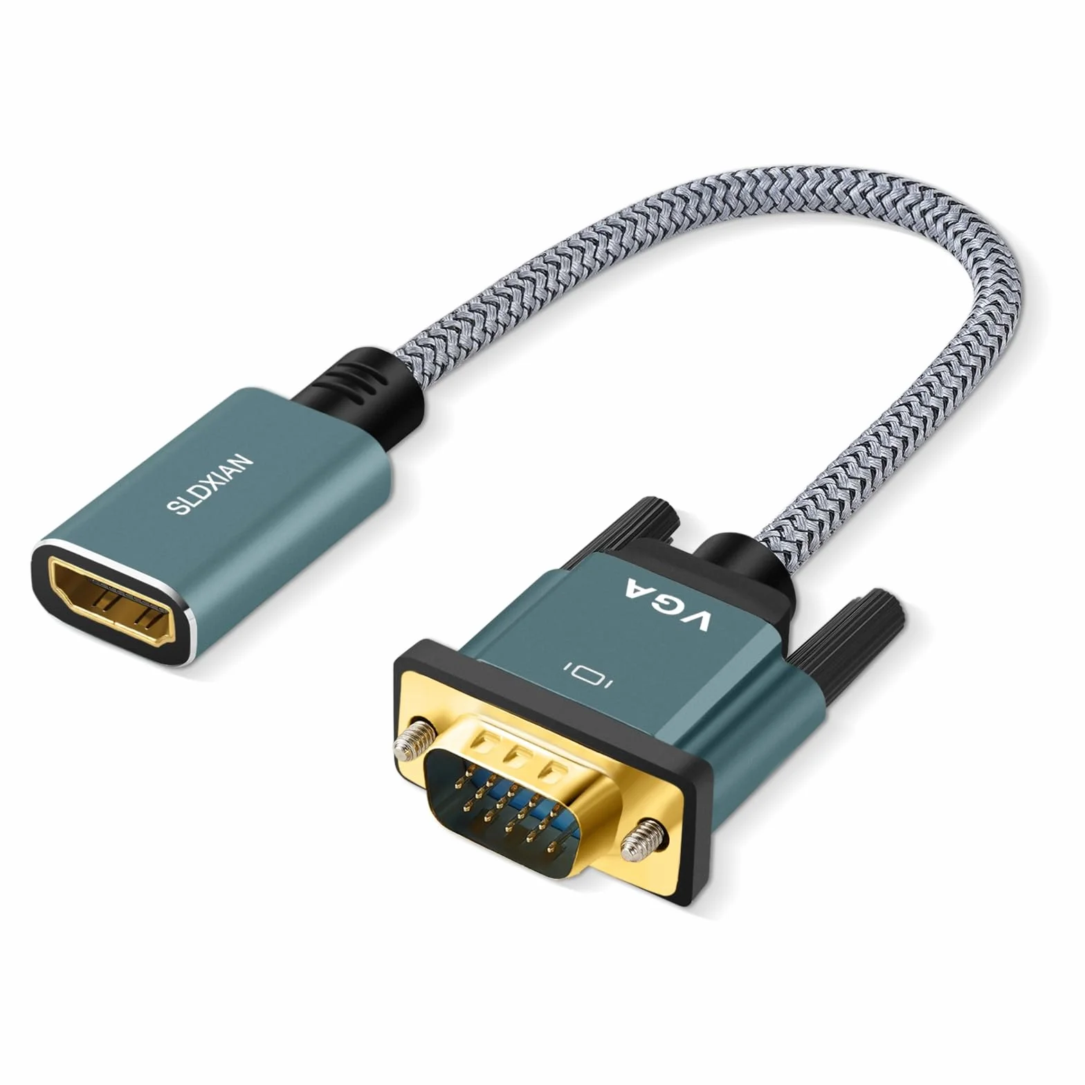 Adapter HDMI na VGA żeński na męski 1080P 15 cm