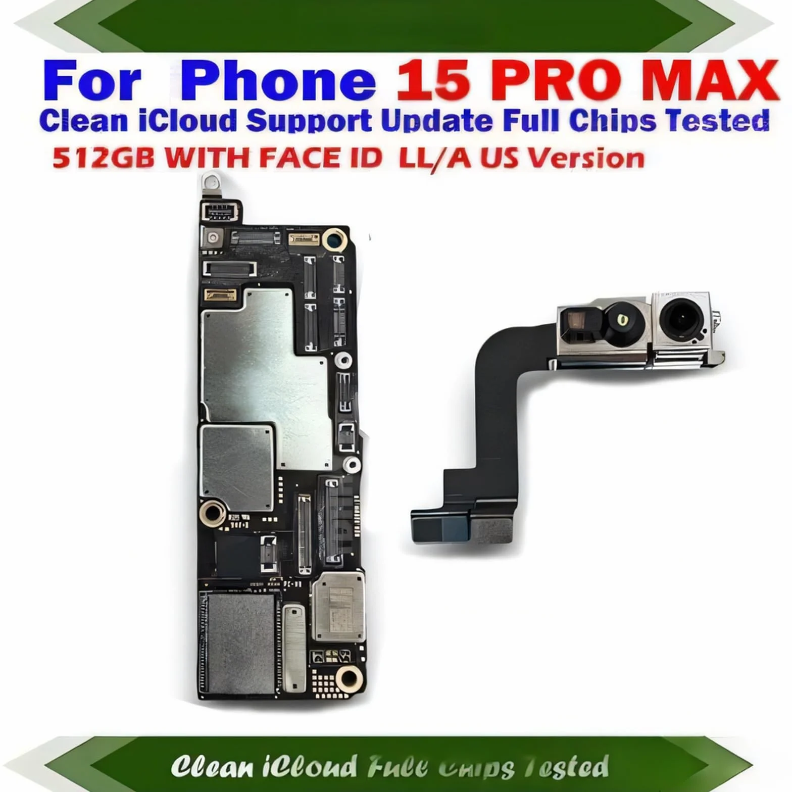 15 Pro Max Czysta płyta główna iCloud E-SIM/SIM 256 GB/512 GB | Płyta logiczna Pełna działająca obsługa aktualizacji iOS E-SIM lub SIM 256 GB lub 512 GB(E-SIM 512G FACE ID)