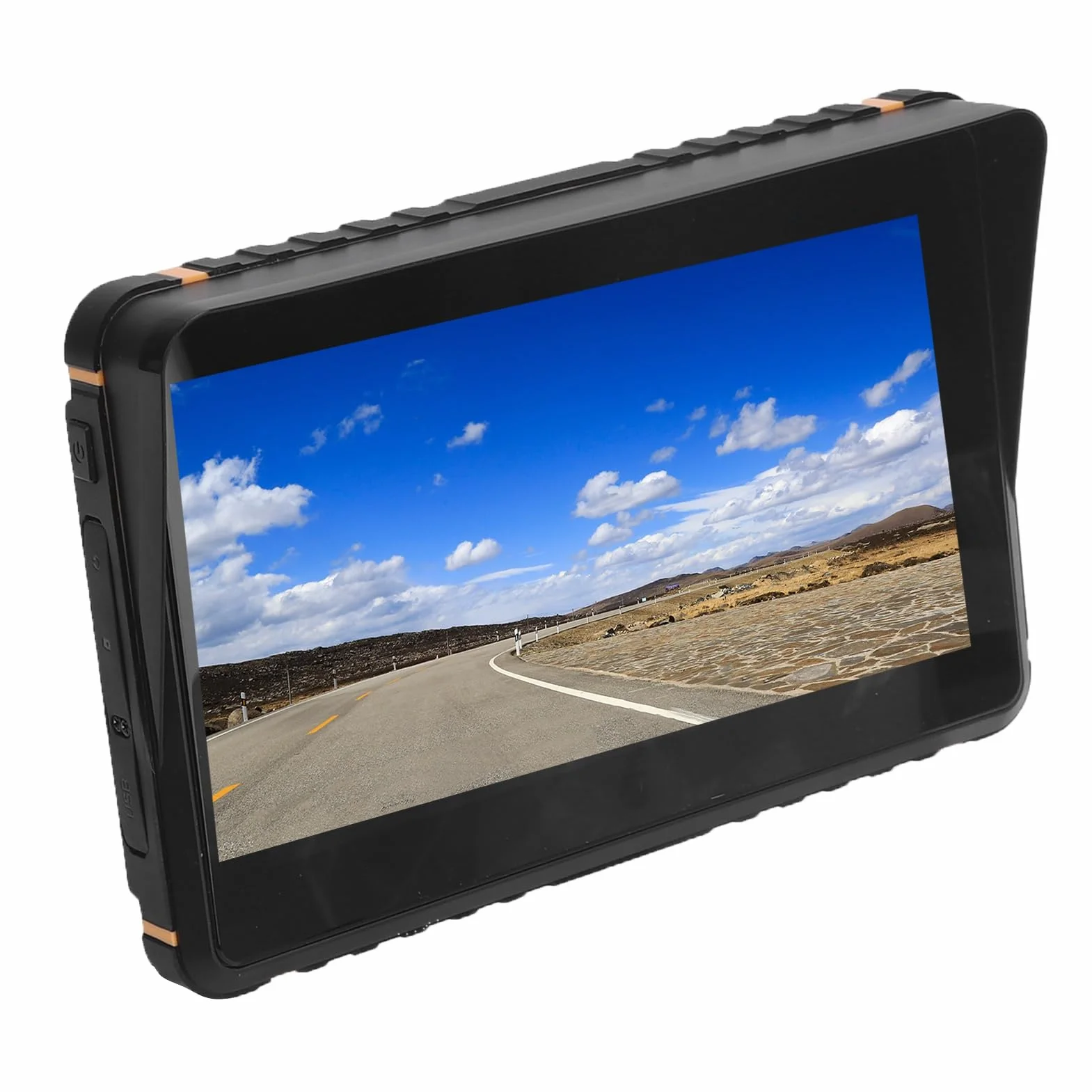 Motocyklowa nawigacja GPS 7-calowy ekran dotykowy HD IPS z bezprzewodową obsługą CarPlay i Android Auto, wodoodporny nawigator Bluetooth IPX7 do planowania trasy motocykla i