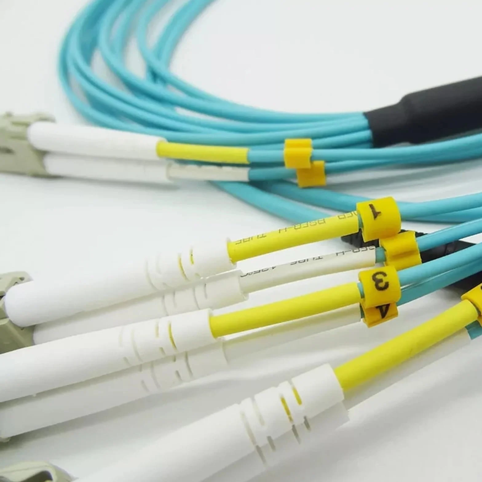 Kabel krosowy MPO z żeńskim złączem 8/12/24-rdzeniowym MTP-12LC 6DLC OM4, kabel połączeniowy światłowodowy typu B (40M, MPO-24LC Male)