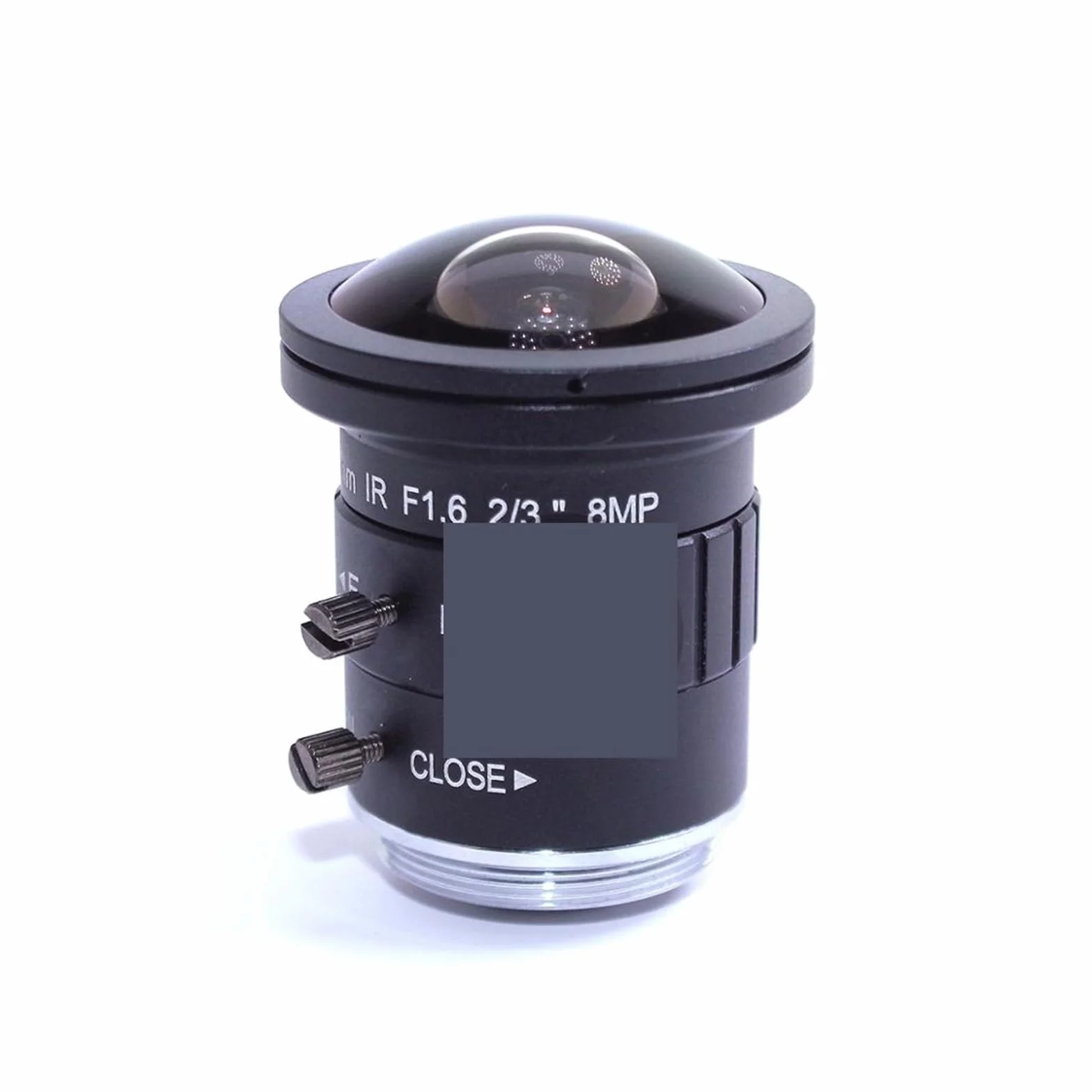 Obiektyw mikroskopowy 4K 8MP 2,5 mm 2/3" F1.6 IR Fisheye Szeroki kąt z mocowaniem CS Jednofazowy obiektyw CCTV Iris Automatyczna 8 megapikseli do kamery C