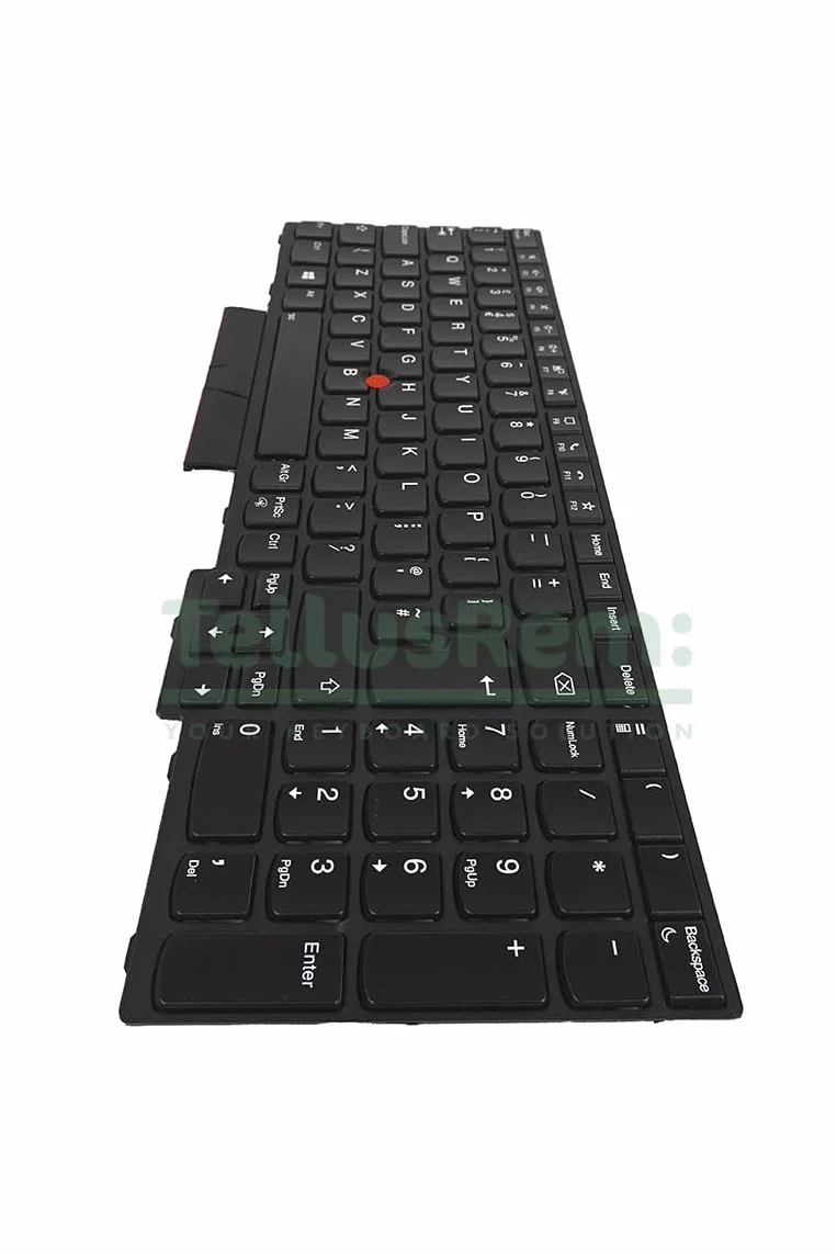 Angielska podświetlana klawiatura zapasowa dla Lenovo Edge L580 E580 P52 P72 T590 T580s