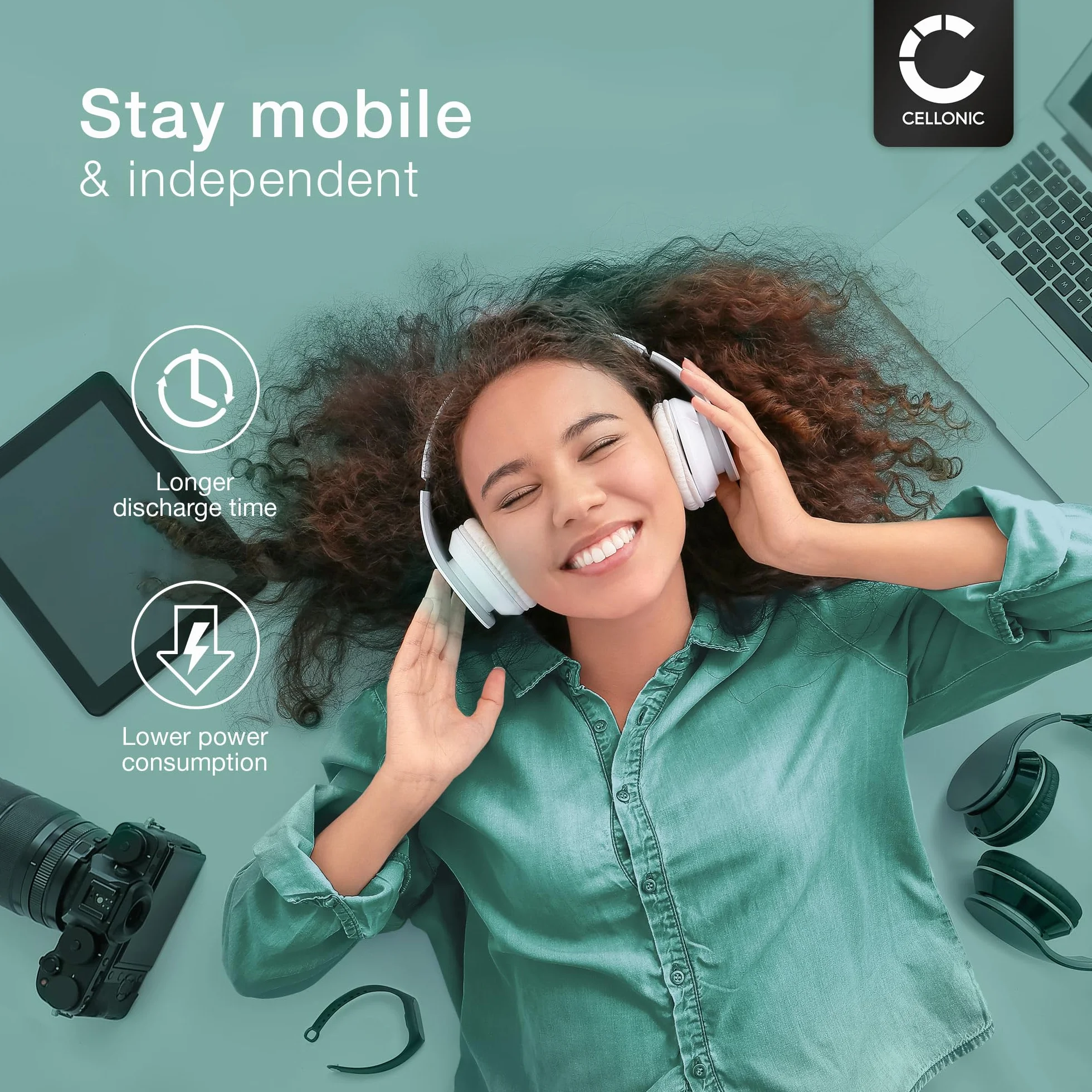 CELLONIC® Bateria 82-2-7136898 700mAh kompatybilna z SteelSeries Arctis Nova Pro, 61527 Naprawa Bezprzewodowy zestaw słuchawkowy audio, wymienny akumulator