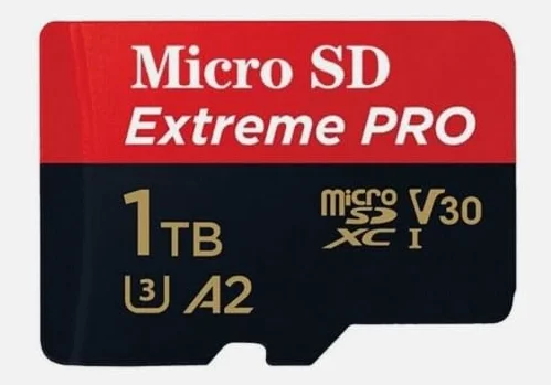 MicroSD Ultra Extreme 1TB SDXC Classe10, z adapterem SD w zestawie, do 100 MB/s, kompatybilny ze smartfonem, tabletem, przenośną konsolą do gier, GoPro