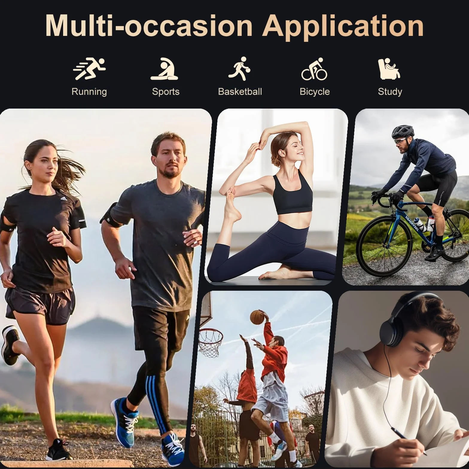 Odtwarzacz MP3 128 GB z Bluetooth 5.3, Przenośny odtwarzacz muzyczny z pełnym 2,4 cala, odtwarzacz MP3 z radiem FM, nagrywaniem głosu, słuchawkami