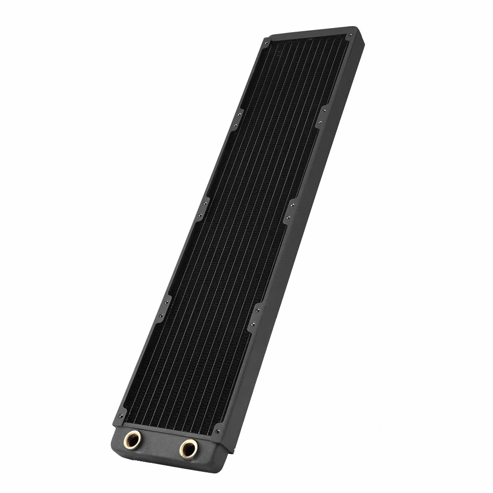 Miedziany grzejnik 480 mm, gwint G1/4, miedziany, chłodzenie wodą, chłodzenie wodą, wymiennik ciepła do PC, chłodzenie wodą (480 mm)