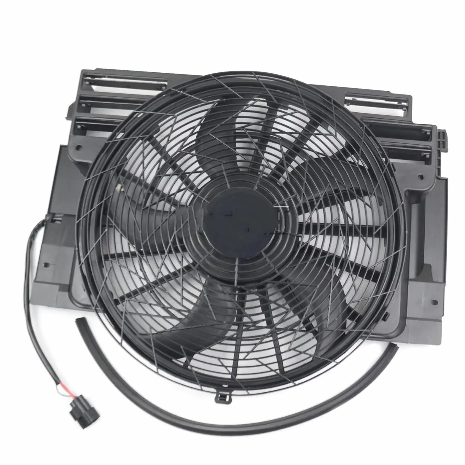 Zestaw Chłodzący AP03 400W wentylator chłodnicy z modułem i silnikiem bezszczotkowym do BMW E53 X5 4.4i 3.0d 4.6is 3.0i 64506908124 Radiator przewodzącym