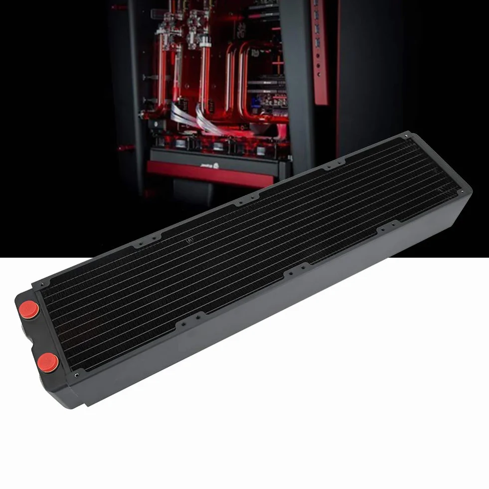aqxreight 3-warstwowe, 12-rurowe Chłodzenie do Komputera PC Wysokowydajny Miedziany Radiator Chłodnica Procesora z Mosiężnymi Komorami Zapewniającymi większą stabilność i trwałość