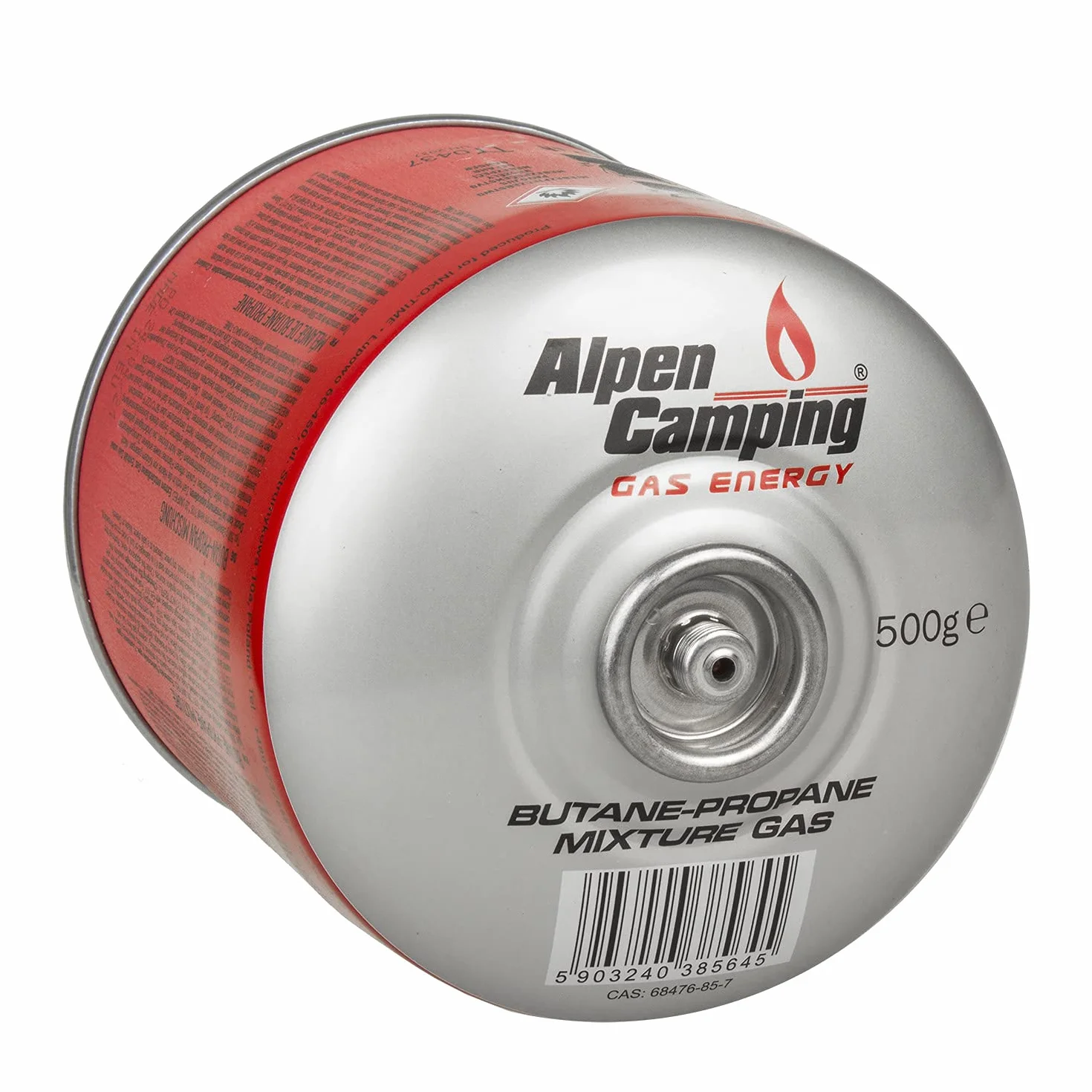 Alpen Camping kartusz gazowy 500g propan-butan -10°C do +40°C zawór 7/16"