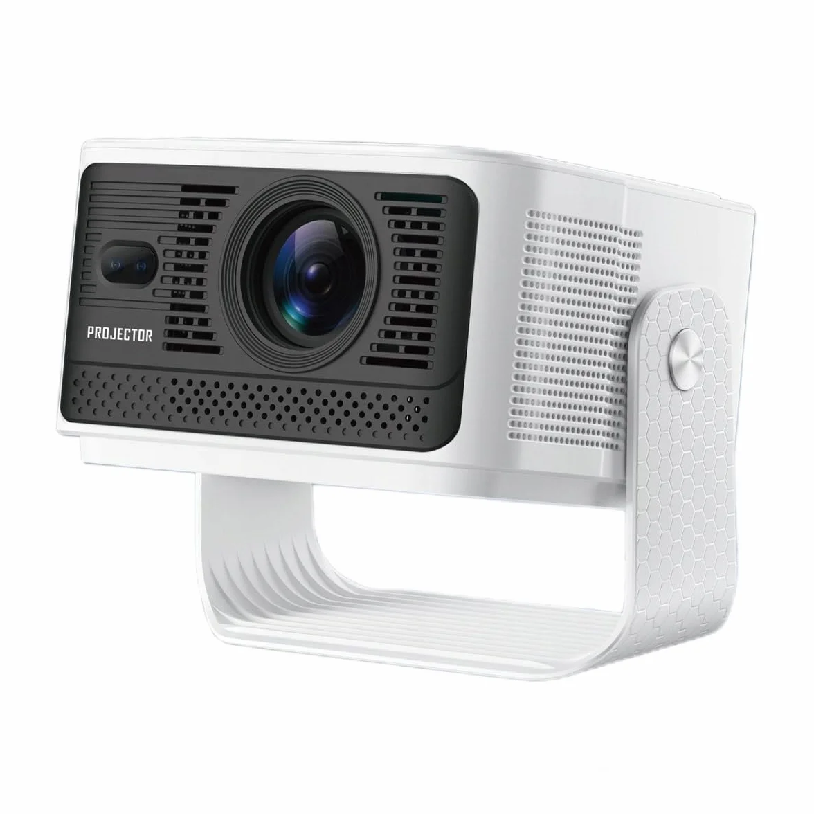 CIRON HY350 MAX GTV Przenośny Projektor Rzutnik Multimedialny do Oglądania Filmów w Domu Pracy Google TV WiFi Bluetooth Obrót o 180 stopni 500 ANSI Full HD 1080p 8K HDR10+ Korekcja Trapezowa