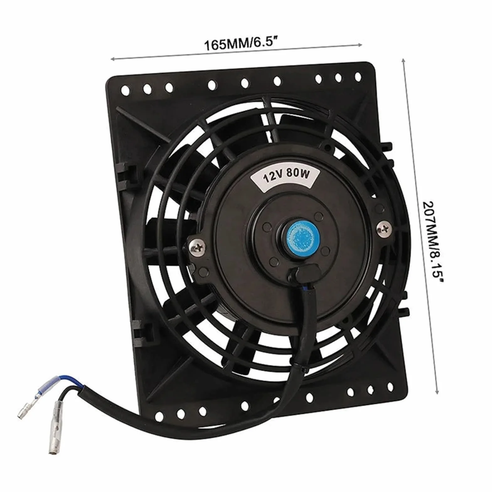 Radiatora Steam Deck 6-calowy Smukły Wentylator Chłodnicy 650CFM Uniwersalny Smukły Pull Push 12V 80W Bezpośredni Zamiennik Wentylatora Elektrycznego Z Zestawem Montażowym Zestaw Chłodzący