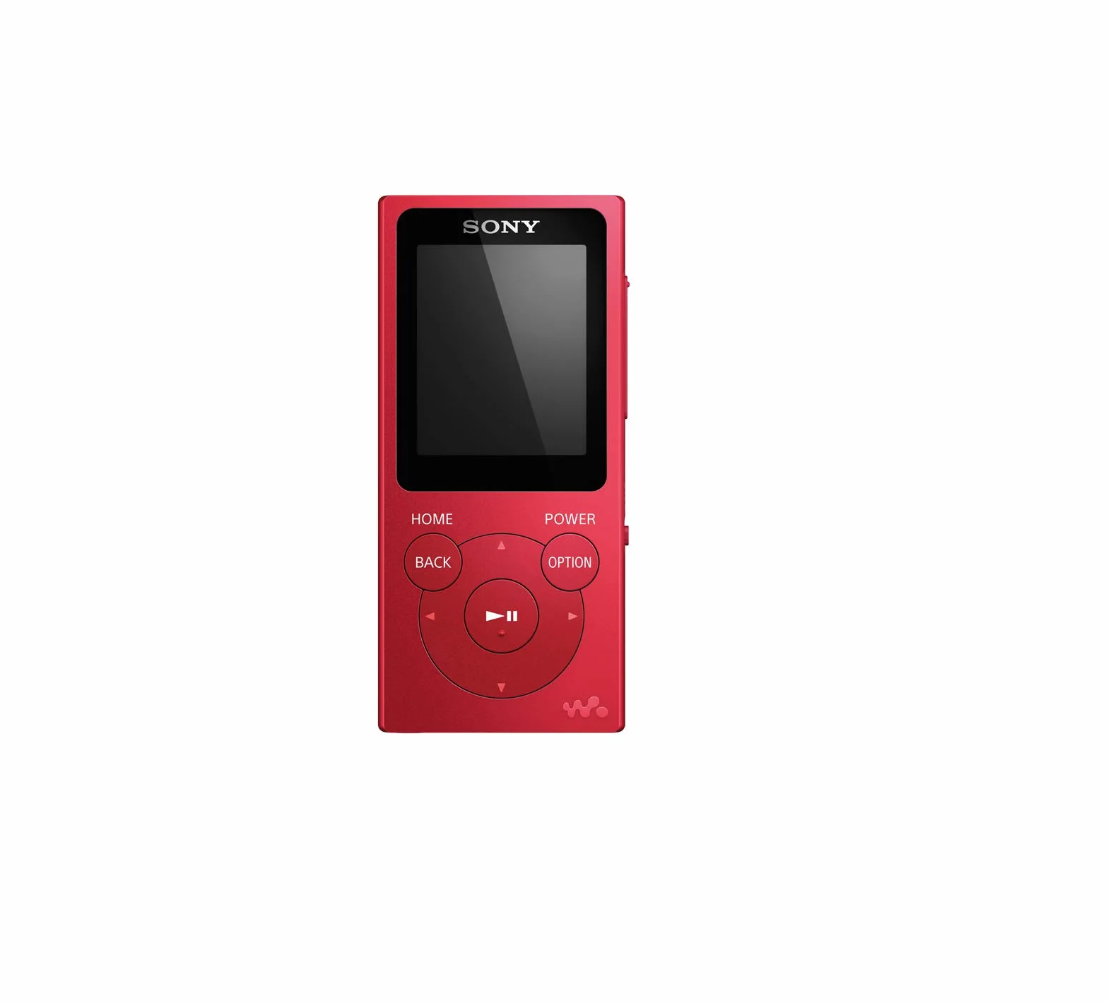 Sony NW-E394L odtwarzacz muzyczny Walkman z wyświetlaczem 4,5 cm "Drag & Drop", ClearAudio+, PCM, AAC, WMA i MP3 (czerwony)