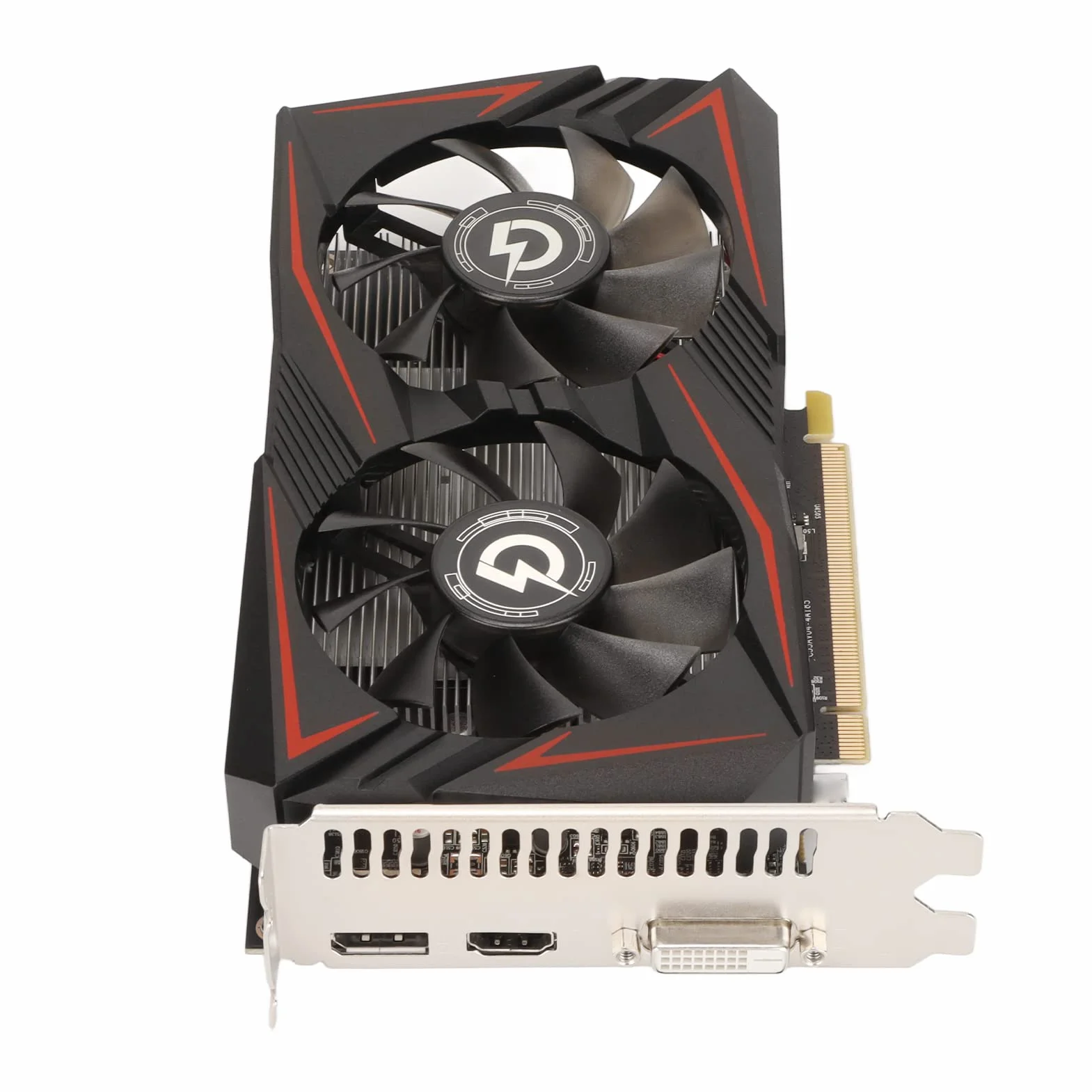 Karta Graficzna RX550 4G GDDR5, Obsługa 128 Bitów DP DVI HDMI PCI Express 2.0, Podwójne Wentylatory Chłodzące GPU PC do Gier Wideo Karty Graficzne do Komputera