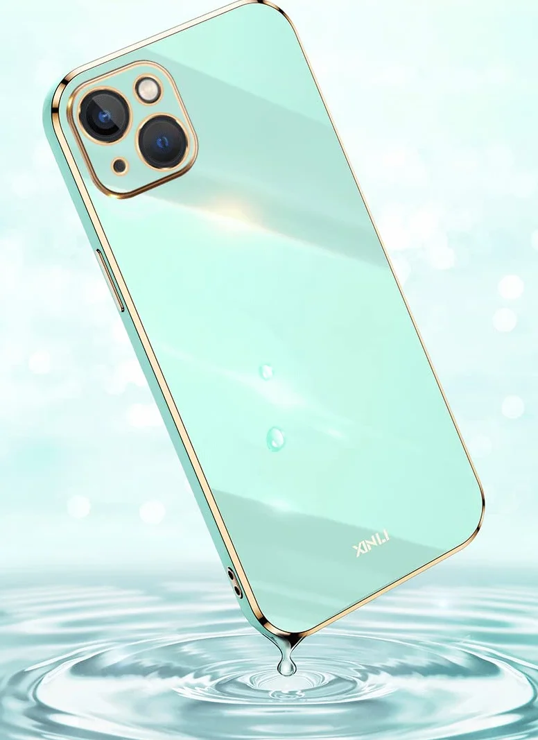 RankOne Etui na telefon jest odpowiednie dla HONOR Magic6 Pro 5G (6,8 cala), etui na telefon komórkowy z silikonową ramą galwaniczną - białe