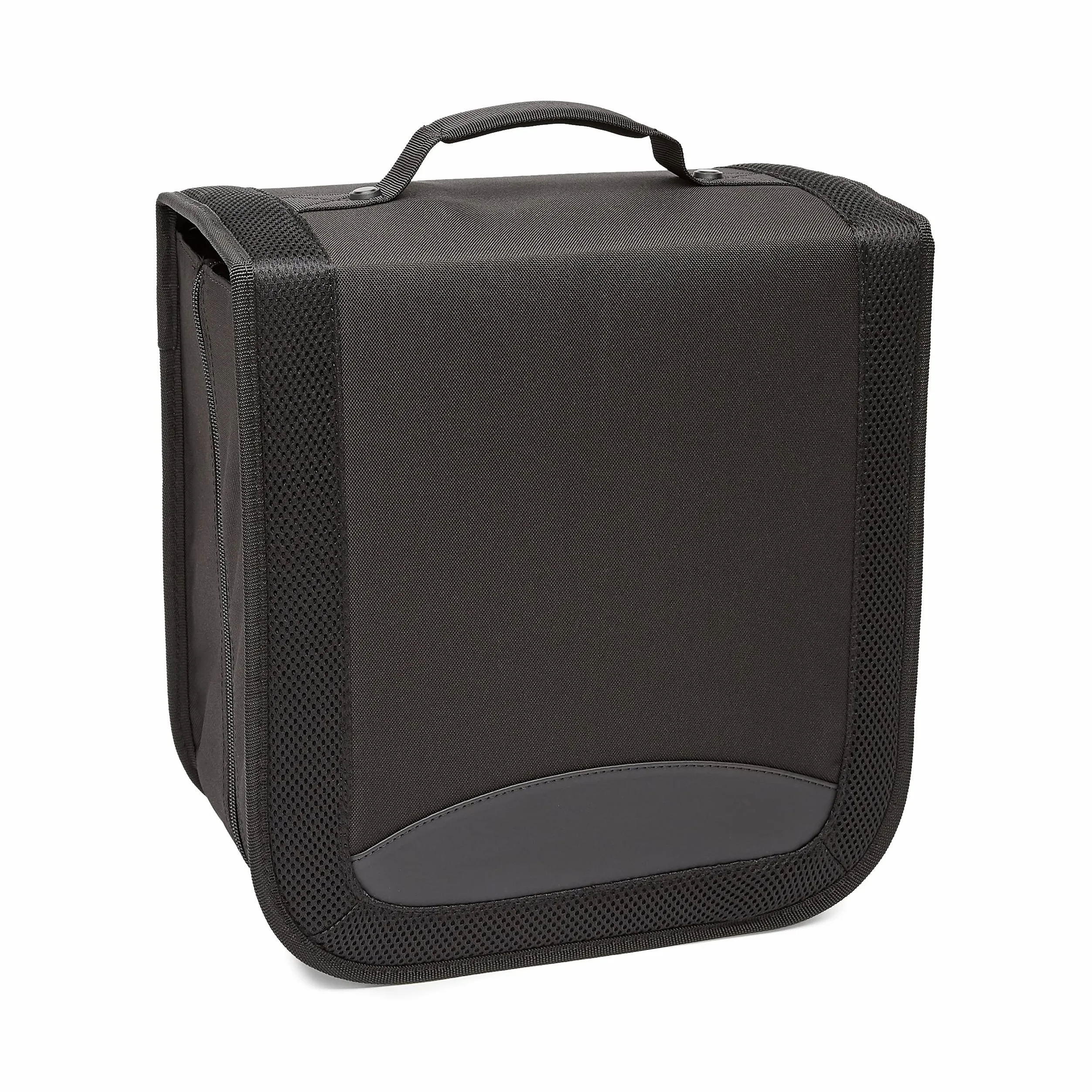 Amazon Basics Etui na płyty CD/DVD, pojemność 400 płyt, poliester, czarne