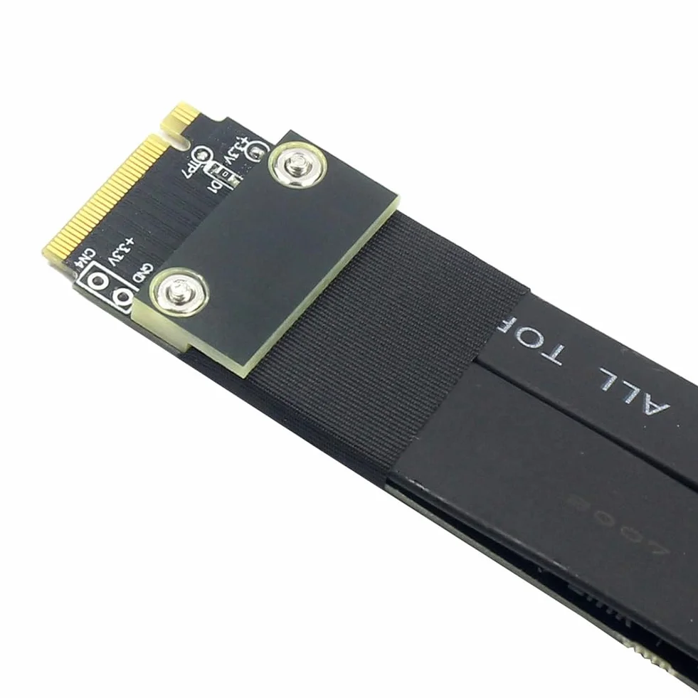 R43SG M.2 Nvme PCIe4.0X4 karta graficzna zewnętrzna stacja dokująca akcesoria zamienne do NUC/ITX / / laptopa 50 cm