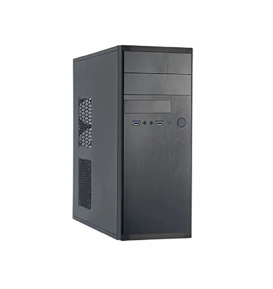 Chieftec HQ-01B Midi-Tower czarna, obudowa PC, ATX, Micro-ATX, do domu/biura, 0,6 mm