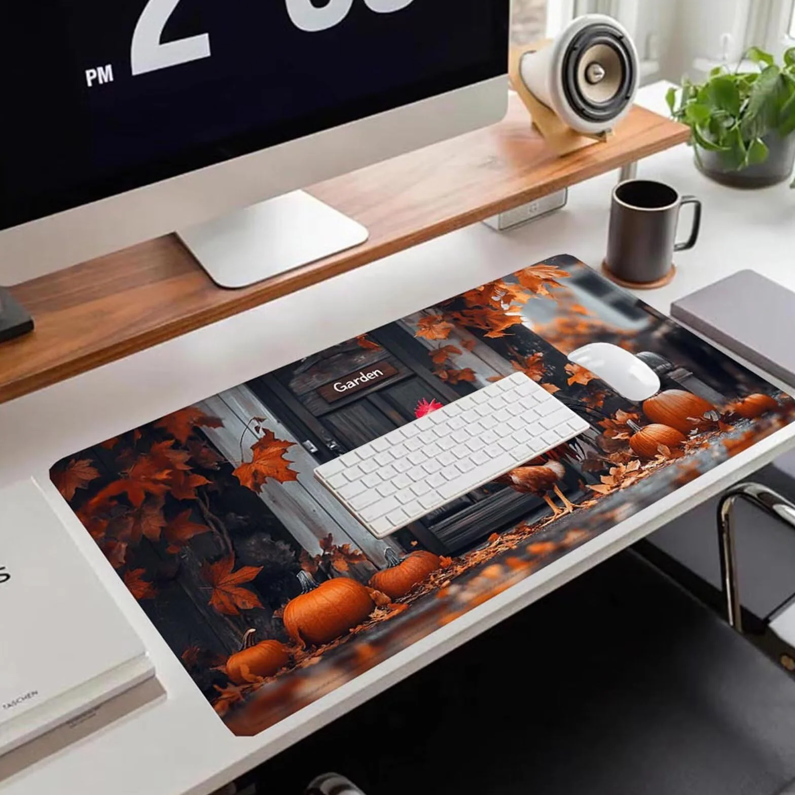 Gamingowa podkładka pod mysz 1200 x 600 x 3 mm, XXL, wodoszczelna, odporna na ścieranie, z przyszytymi krawędziami, podkładka na biurko, poprawia prędkość i precyzję, do laptopa, komputera, wzór