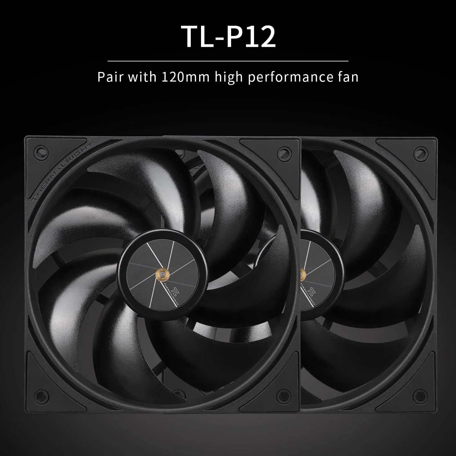 Thermalright Peerless Assassin 120 Black V3 CPU chłodnica powietrzna, chłodnica z 6 rurkami cieplnymi z dwoma wentylatorami TL-P12 PWM, Top Cover Design, dla AM4/AM5, Intel LGA 1851/1700/115X/1200