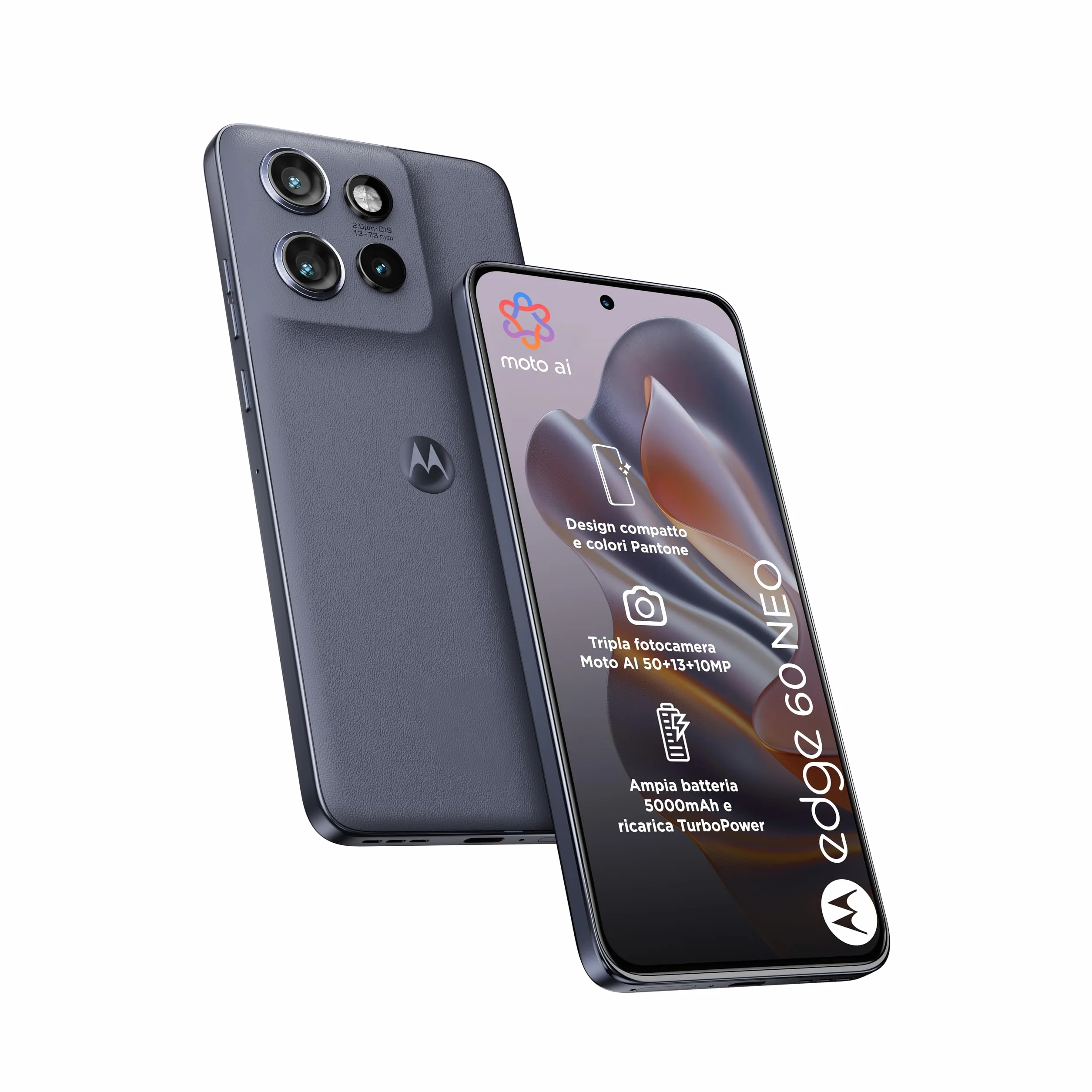 Motorola XT2509-1 Edge 60 Neo, Dual, 256GB 8GB RAM, PANTONE Grisaille