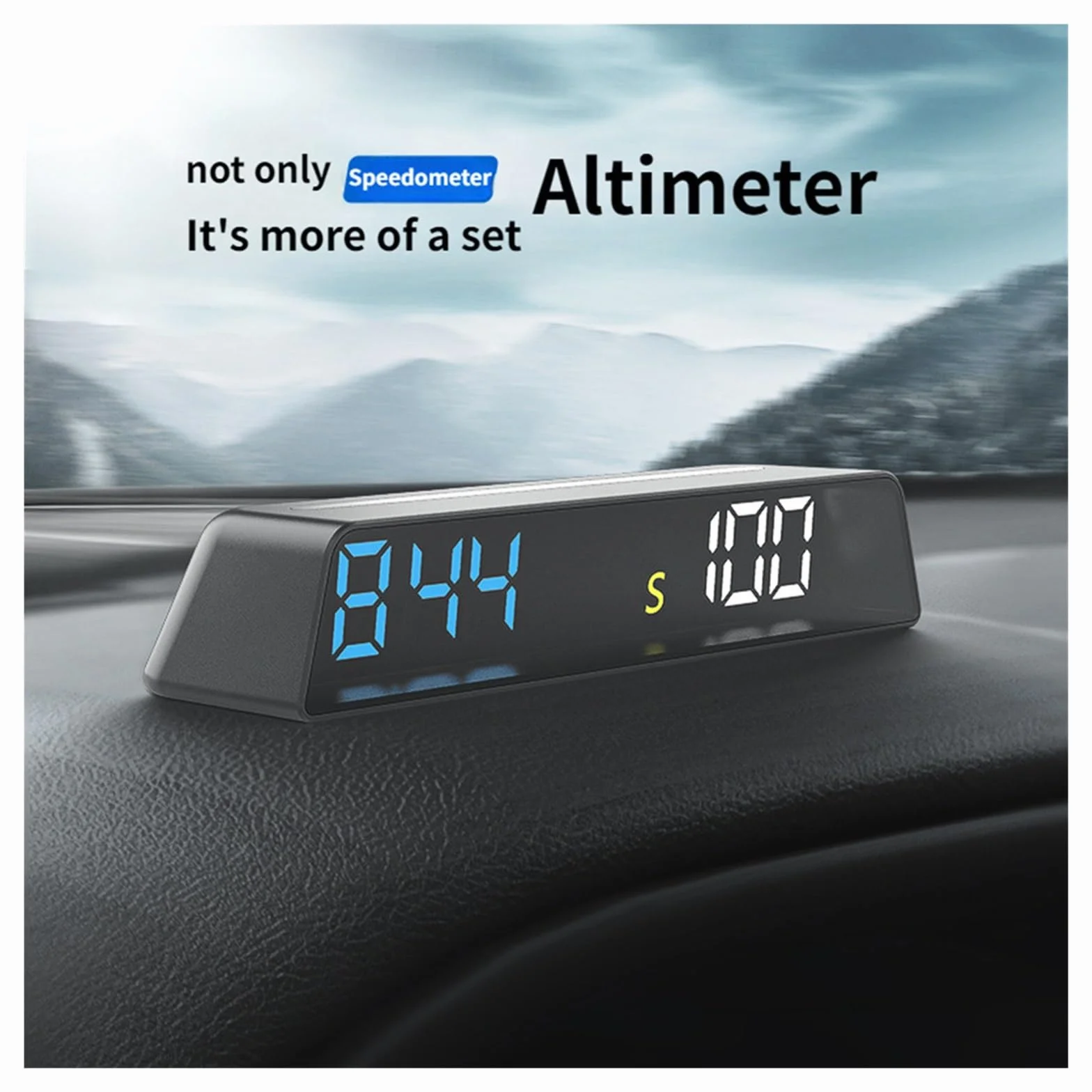H500G GPS HUD Wyświetlacz Head Up Inteligentny Cyfrowy Miernik Przypomnienia O Alarmie I Start Stop Z Samochodem Przyrząd Wielofunkcyjny(White- A)