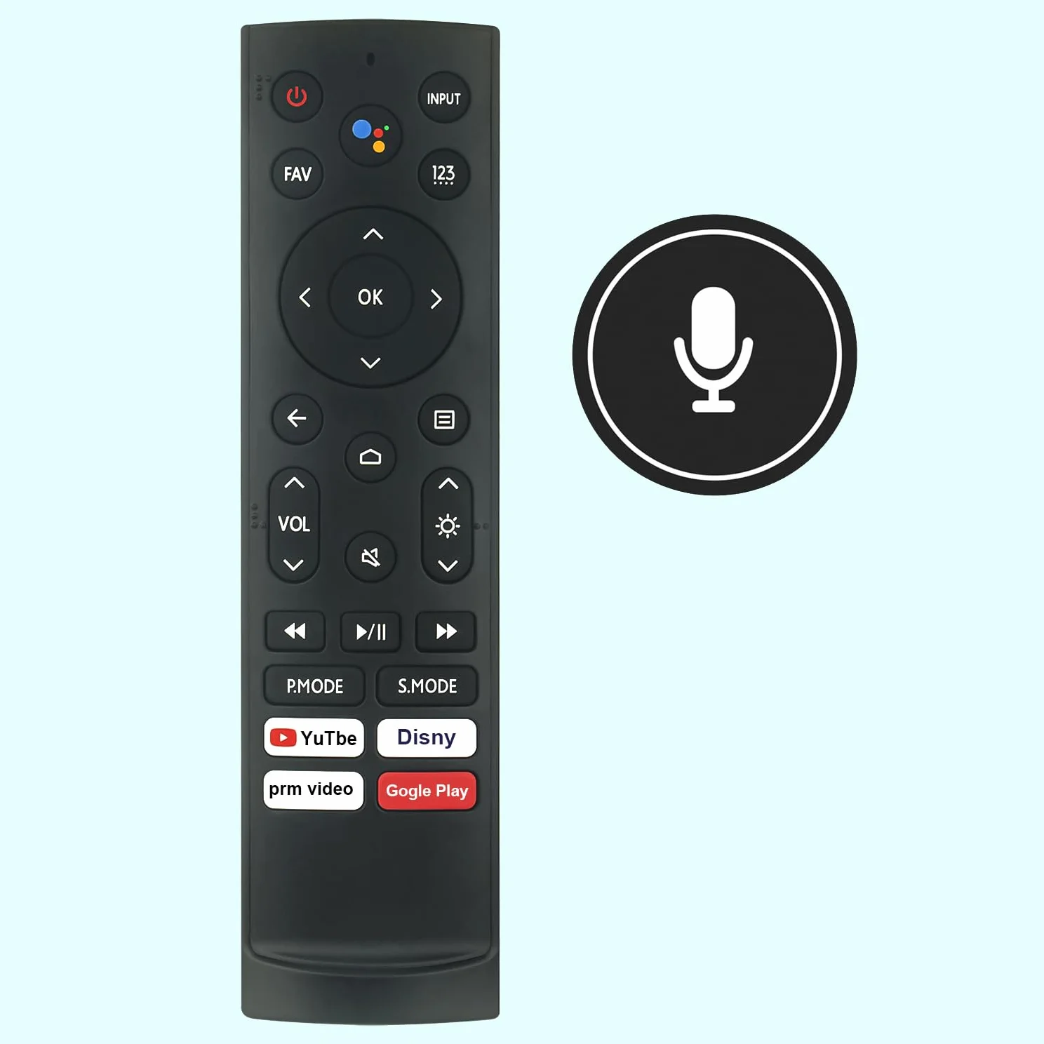Zapasowy pilot głosowy ERF3AA90H, pasuje do Hisense SMART MINI PROJECTEUR C1