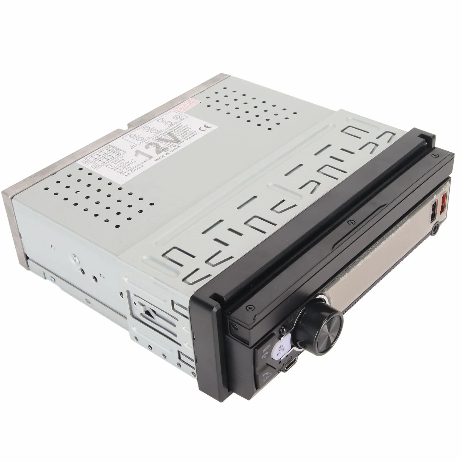 Odtwarzacz R Player o Playeretooth Car RTouch Sn Samochodowe Stereo, 7-calowy Samochodowy Odtwarzacz MP5 HD Chowany Sn 12 LED Bap Cras Wirel dla Auto Samochodowy