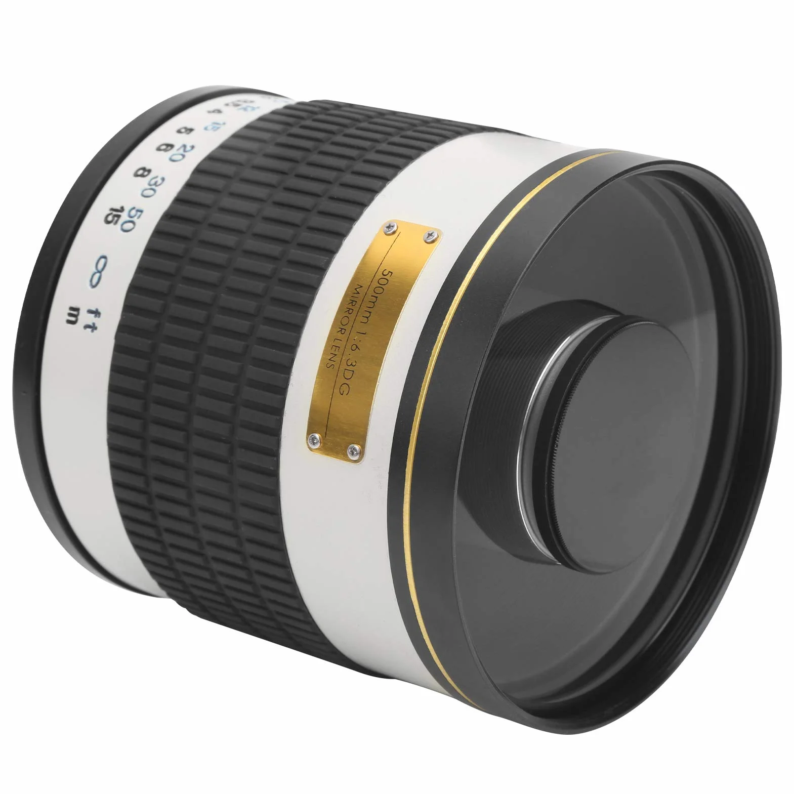 Teleobiektyw Lustrzany 500 Mm F6,3 do Aparatu z Mocowaniem EF, Lekka Konstrukcja Zapewniająca wygodę Użytkowania, Obiektyw z ręczną regulacją Ostrości do Fotografowania Owadów i Turystyki