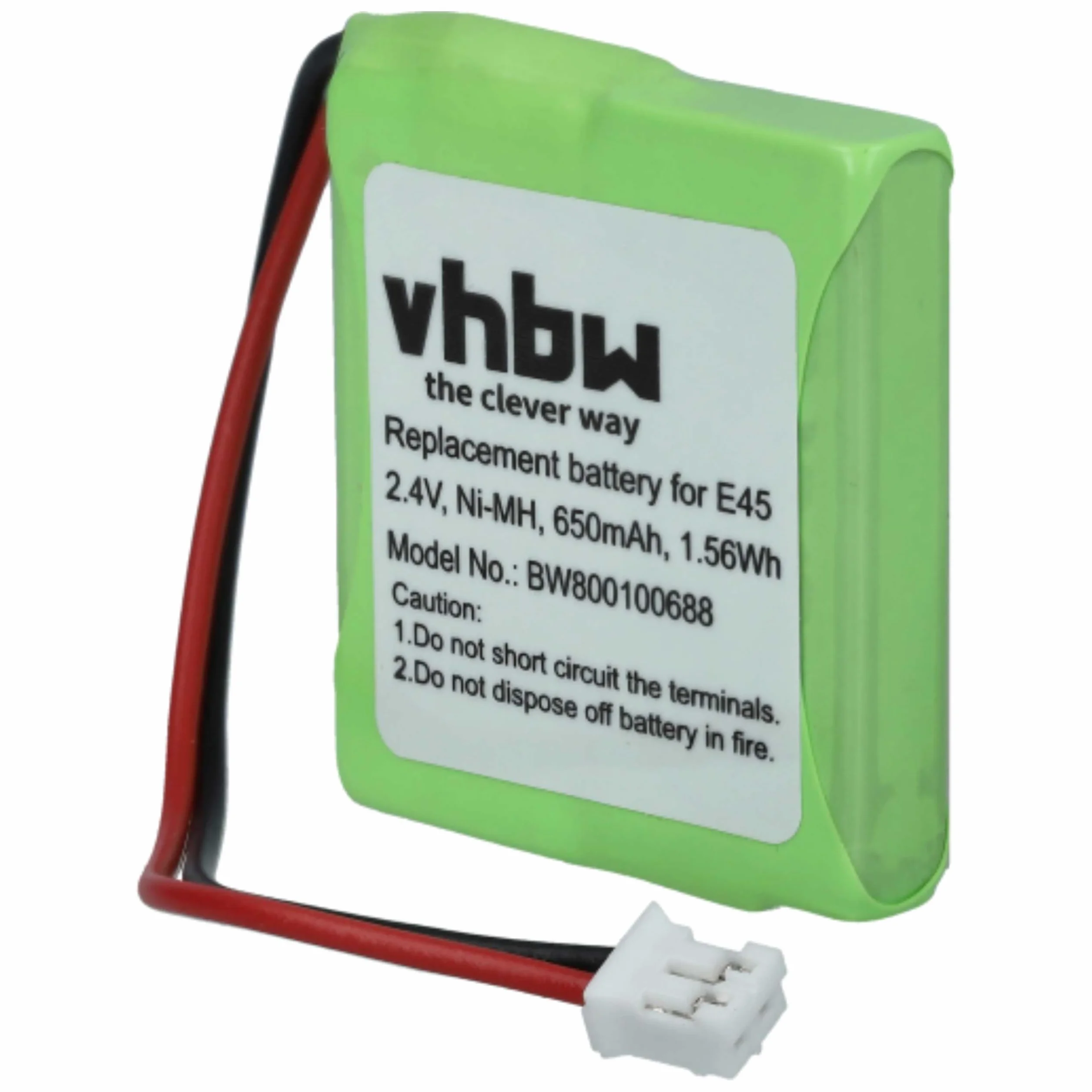vhbw 10 x bateria zastępuje Siemens V30145-K1310-X382, S30852-D1751-X1 do telefonu bezprzewodowego (650mAh, 2,4V, NiMH)