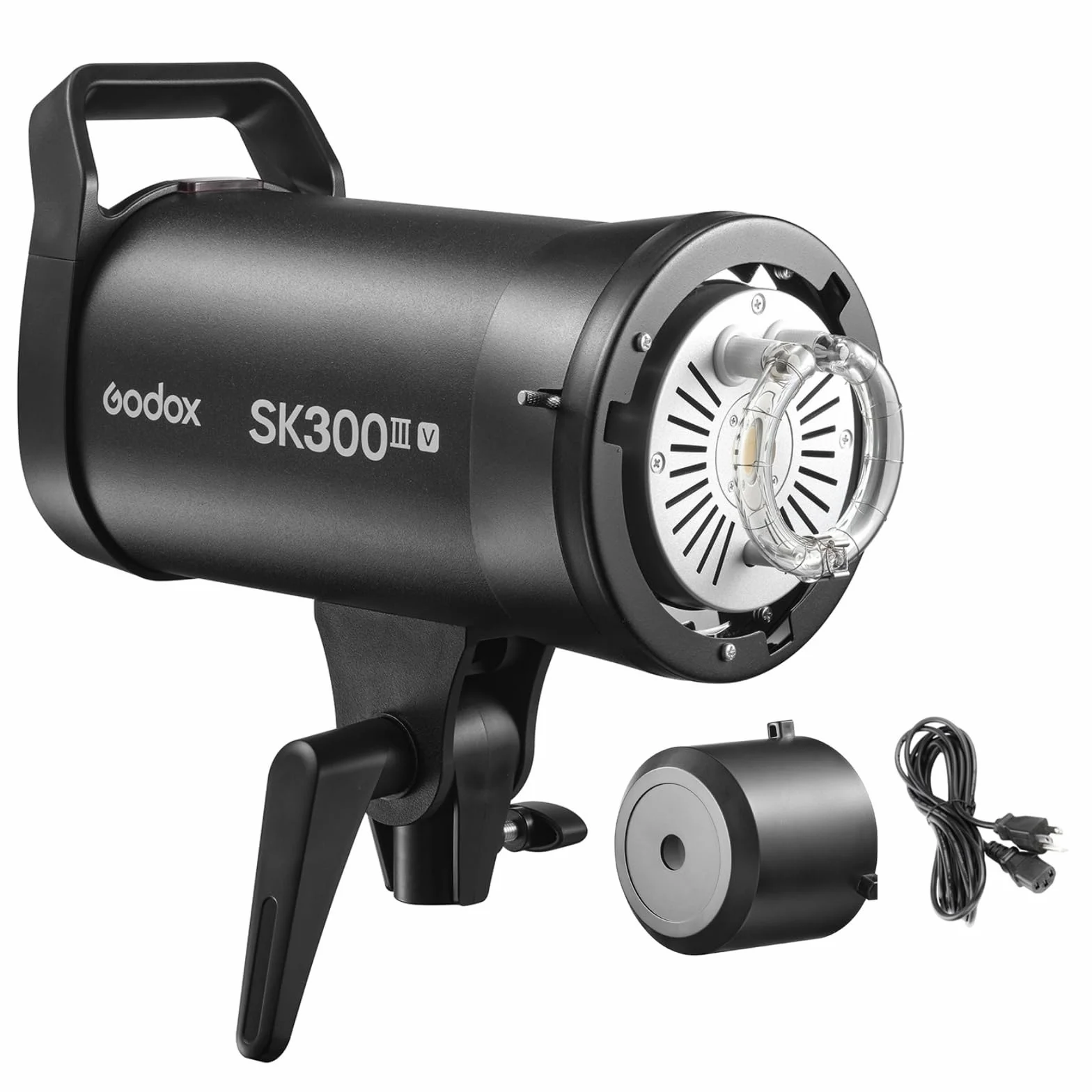 Godox SK300IIIV lampa błyskowa, bezprzewodowa, 2,4 G, 300 W, GN58, 5700 ± 200 K, 0,1-1,5 s, czas ładowania błyskowego 1/200 – 1/380 s, lampa nastawcza LED 10 W
