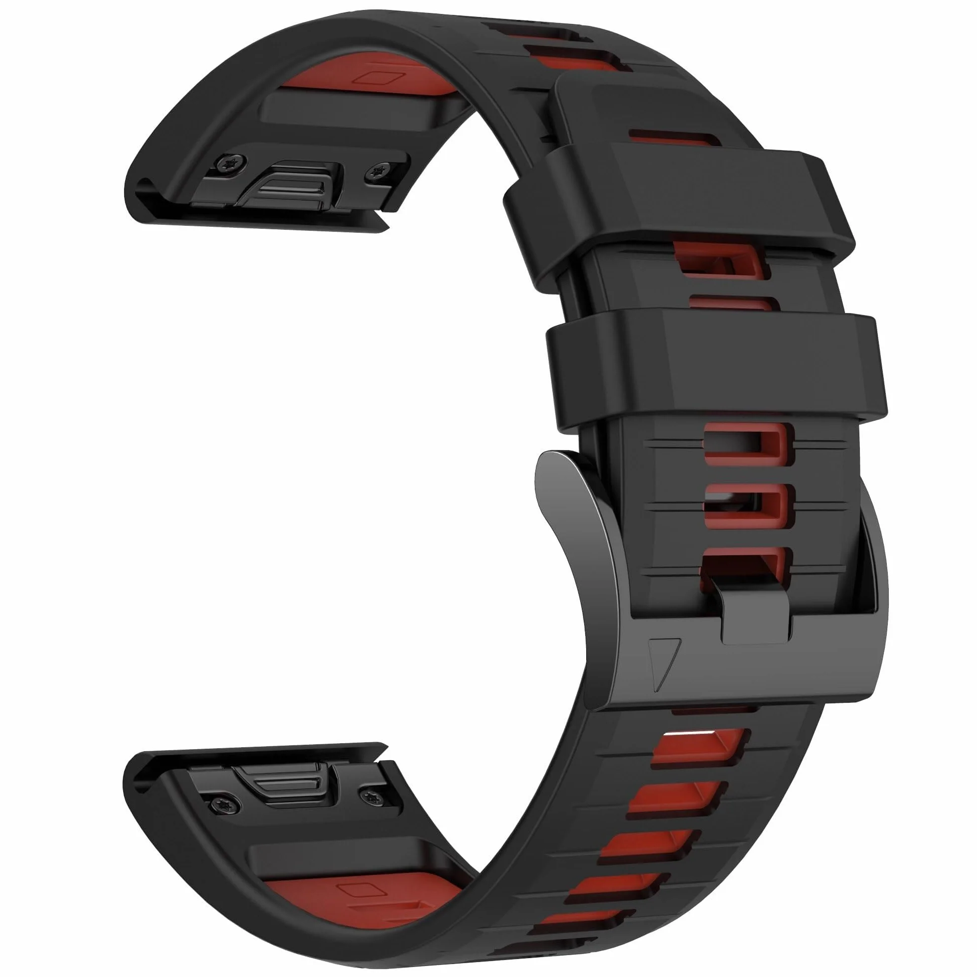 Pasek do zegarka Garmin Fenix 7X Pro / 7X/ 6X / 6X Pro/ 5X/ 5X Plus/ 3/Fenix 3 HR, 26 mm szybko dopasowany miękki silikonowy pasek