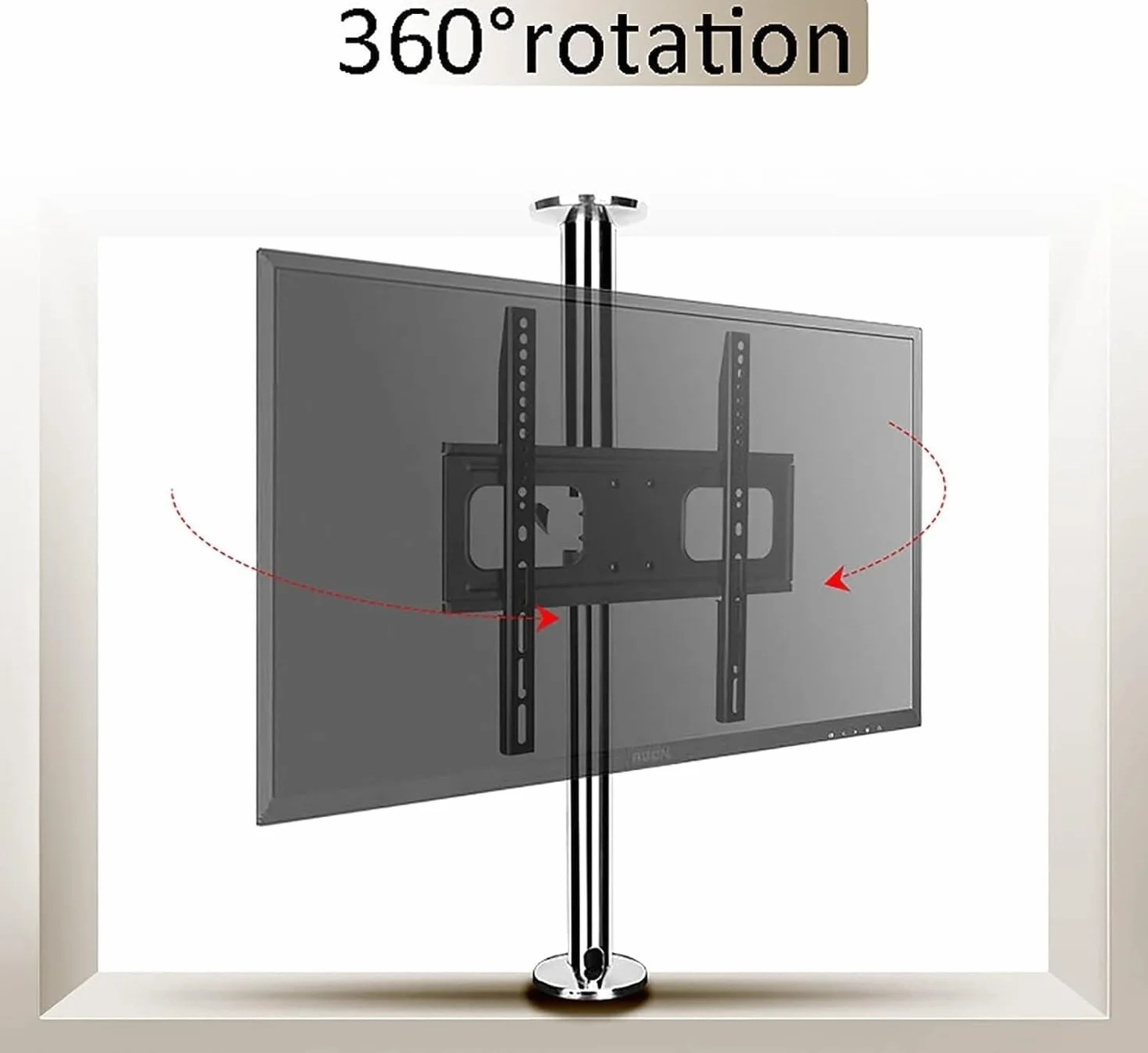 Regulowany Uchwyt Do Telewizora Z Obrotem O 360 Stopni, Uchwyt Do Telewizora 32-55 Cali, Podnośnik Elektryczny Do Telewizora Z Obrotową Ramą Rozdzielającą