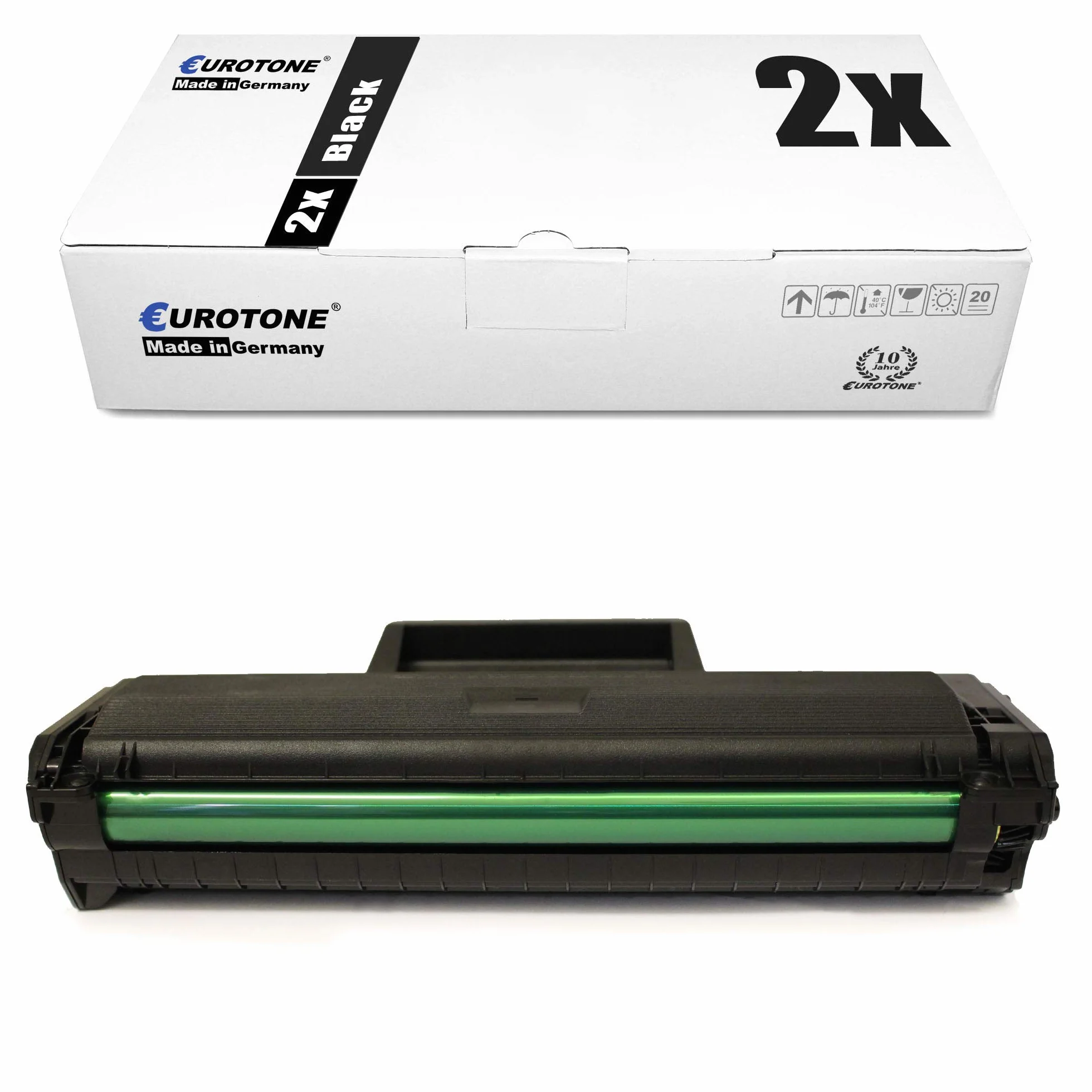 2 x Eurotone toner do Samsung ML 1660 1665 1666 1670 1672 1674 1675 1678 1860 1865 W N zastępuje MLT-D1042S