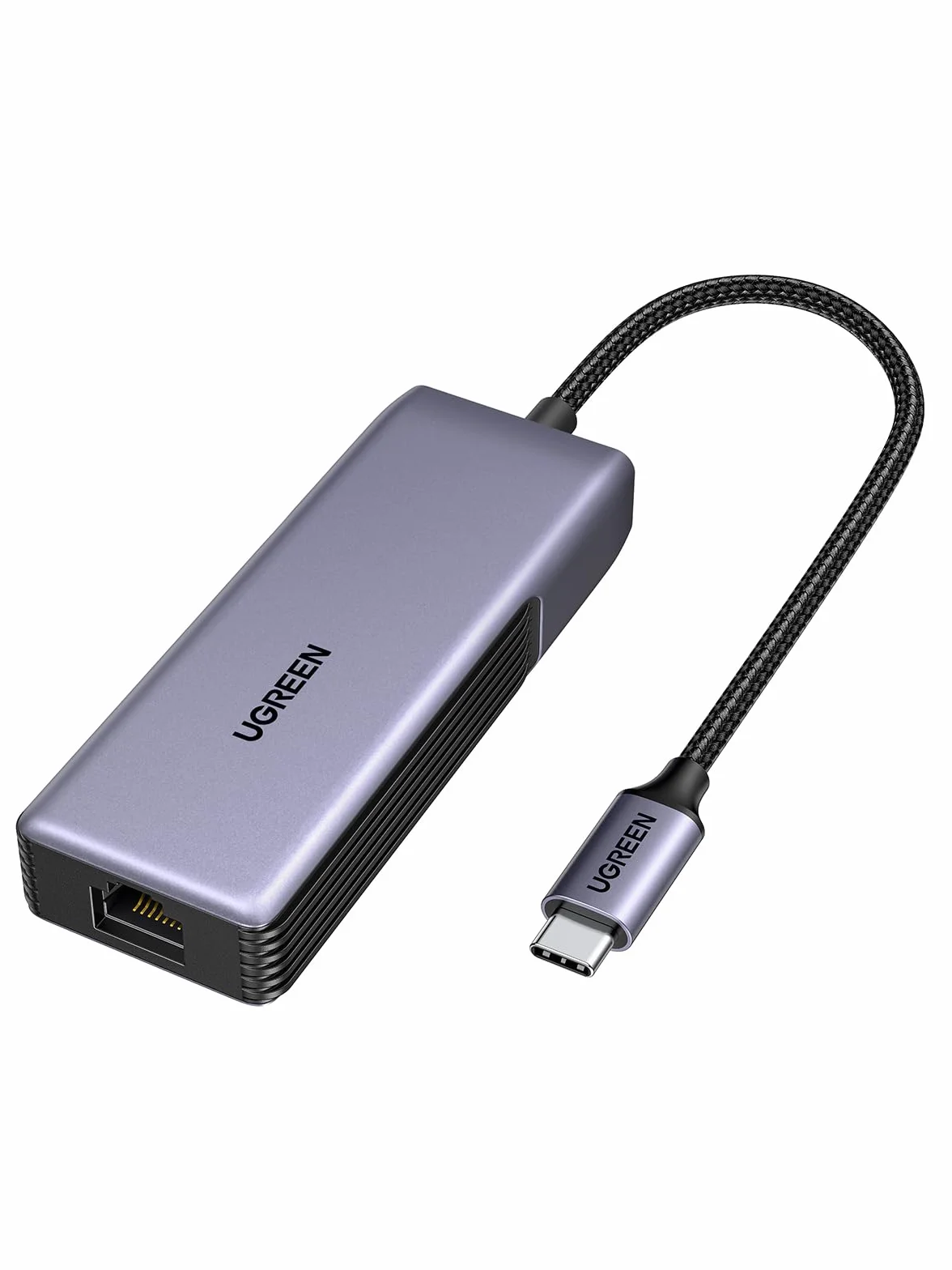 UGREEN 5Gbps USB C LAN Adapter Ethernet Adapter 5000Mbps RJ45 Adapter sieciowy kompatybilny z NAS, MacBook Pro M4, Mac Mini M4, Windows 11, macOS i Linux.