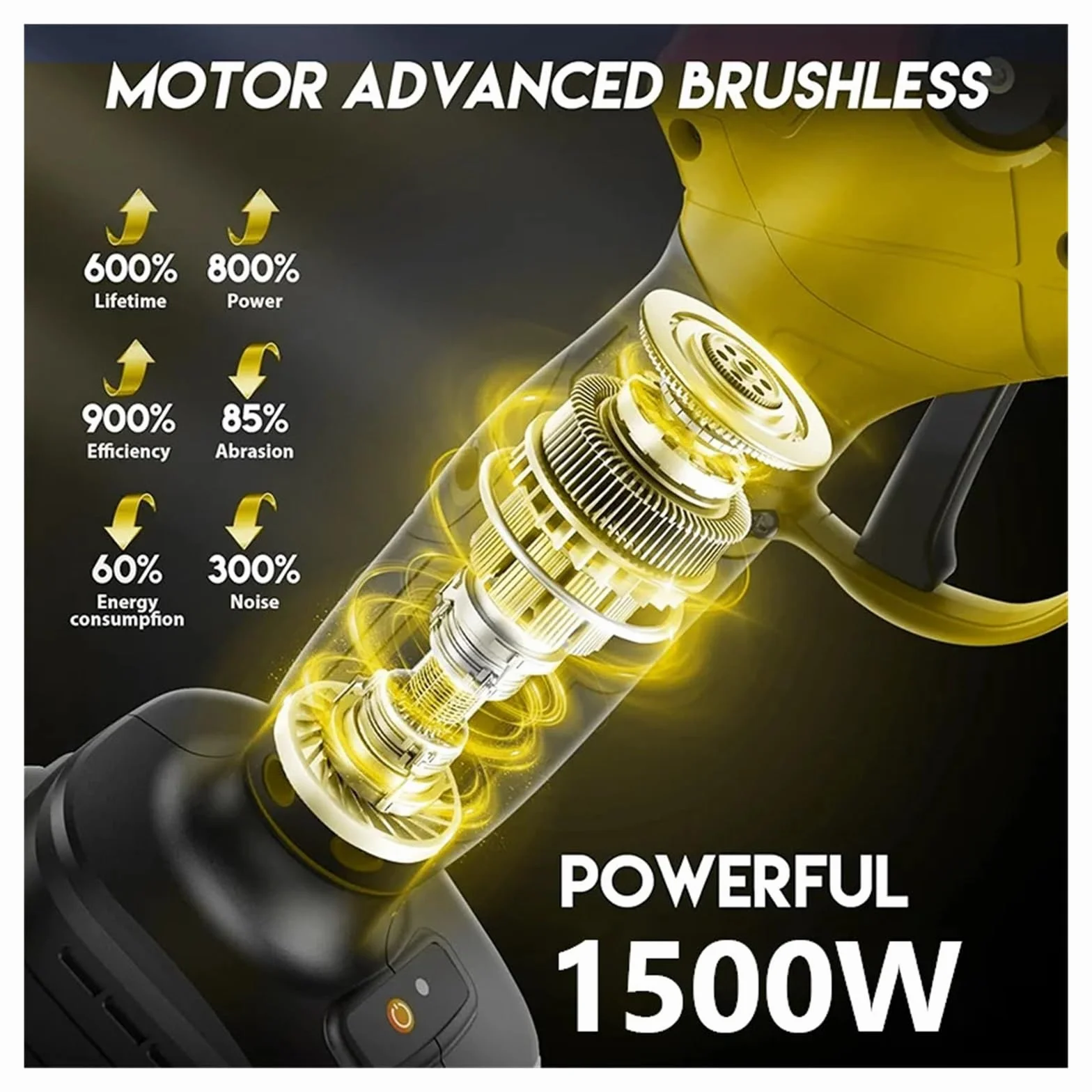 Cordless Electric Pruner 1.4inch LED Display Brushless Motor 18V Lithium