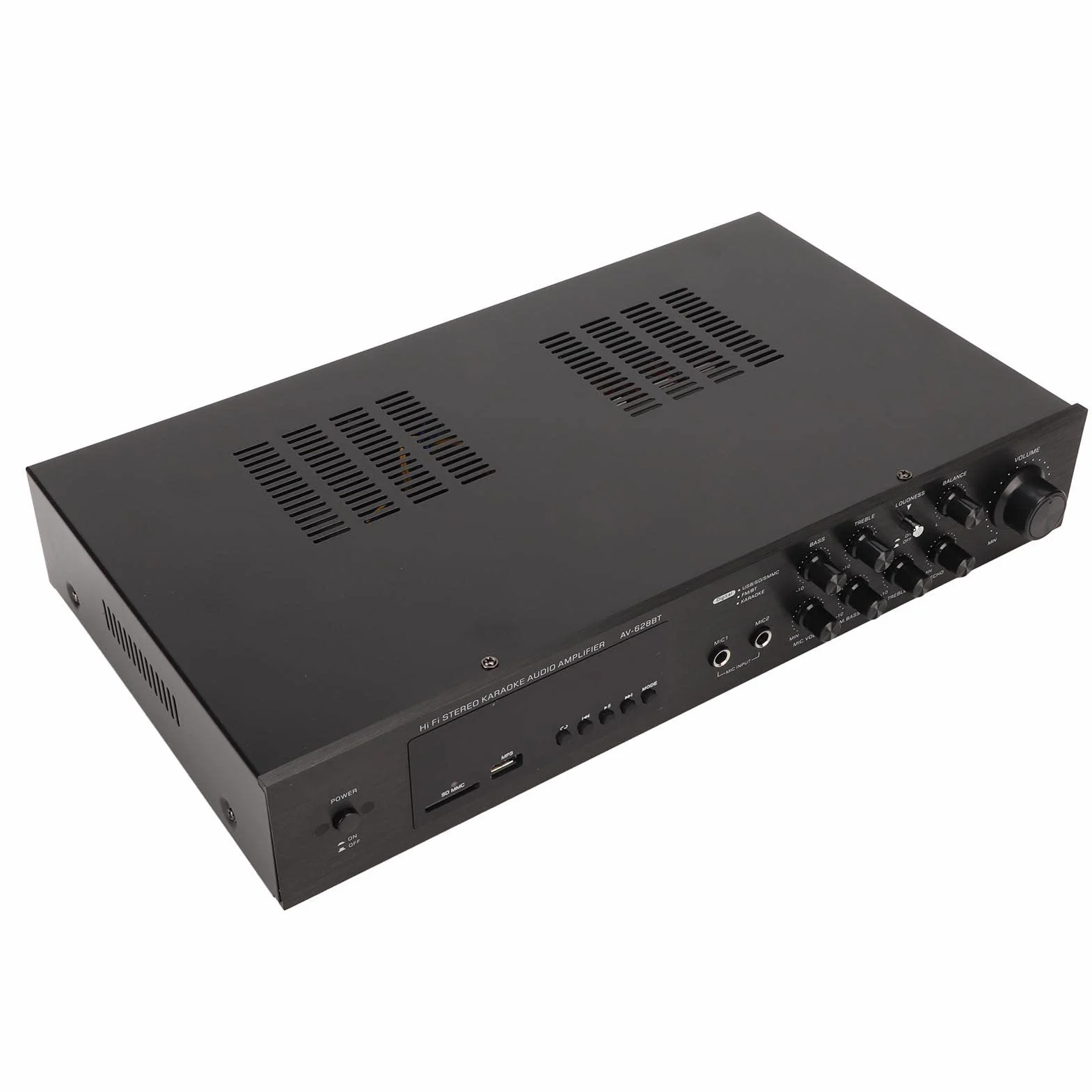 628BT Odbiornik Kina Domowego Bluetooth, 5-kanałowy 500W High Power Car Sound Wzmacniacz Stereo do Kina Domowego Karaoke Party
