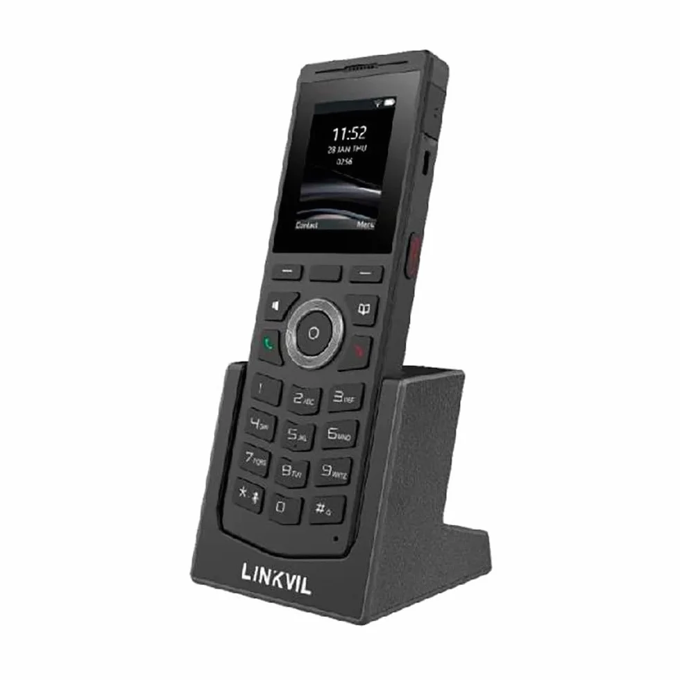 Fanvil W610W téléphone fixe Noir 4 lignes Wifi