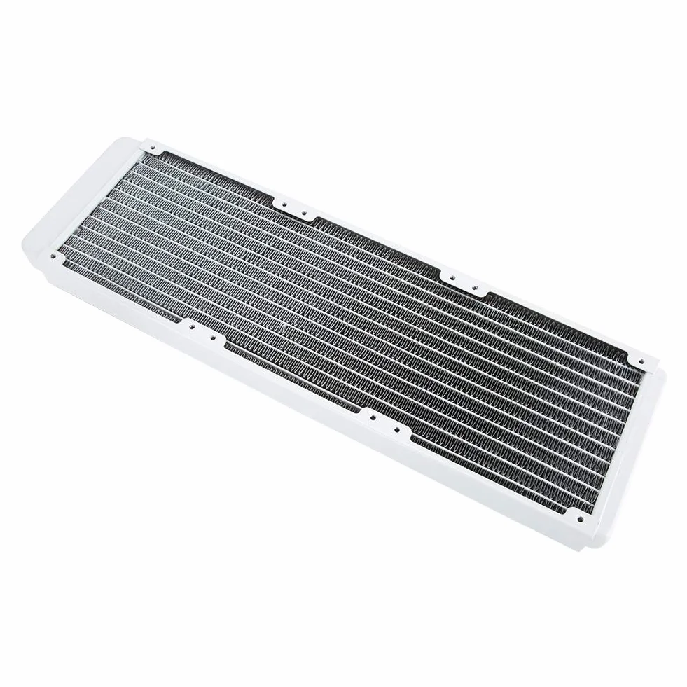Generic Trwała Chłodnica Wodna 360 Mm do Radiatora Komputera PC, Wydajne Chłodzenie Procesora do Instrumentów Przemysłowych, Wykonana z Materiałów Miedzianych i Mosiężnych