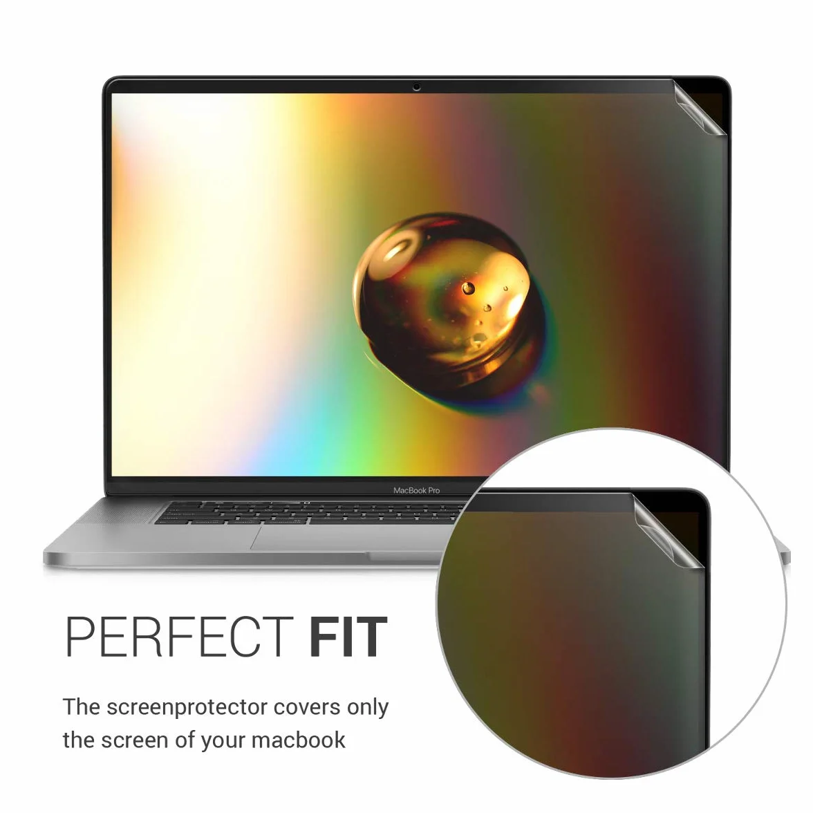 kwmobile Ochraniacz ekranu kompatybilny z Apple MacBook Pro 16" (2019) A2141 - ochraniacz ekranu, matowa, antyodblaskowa folia wyświetlaczowa